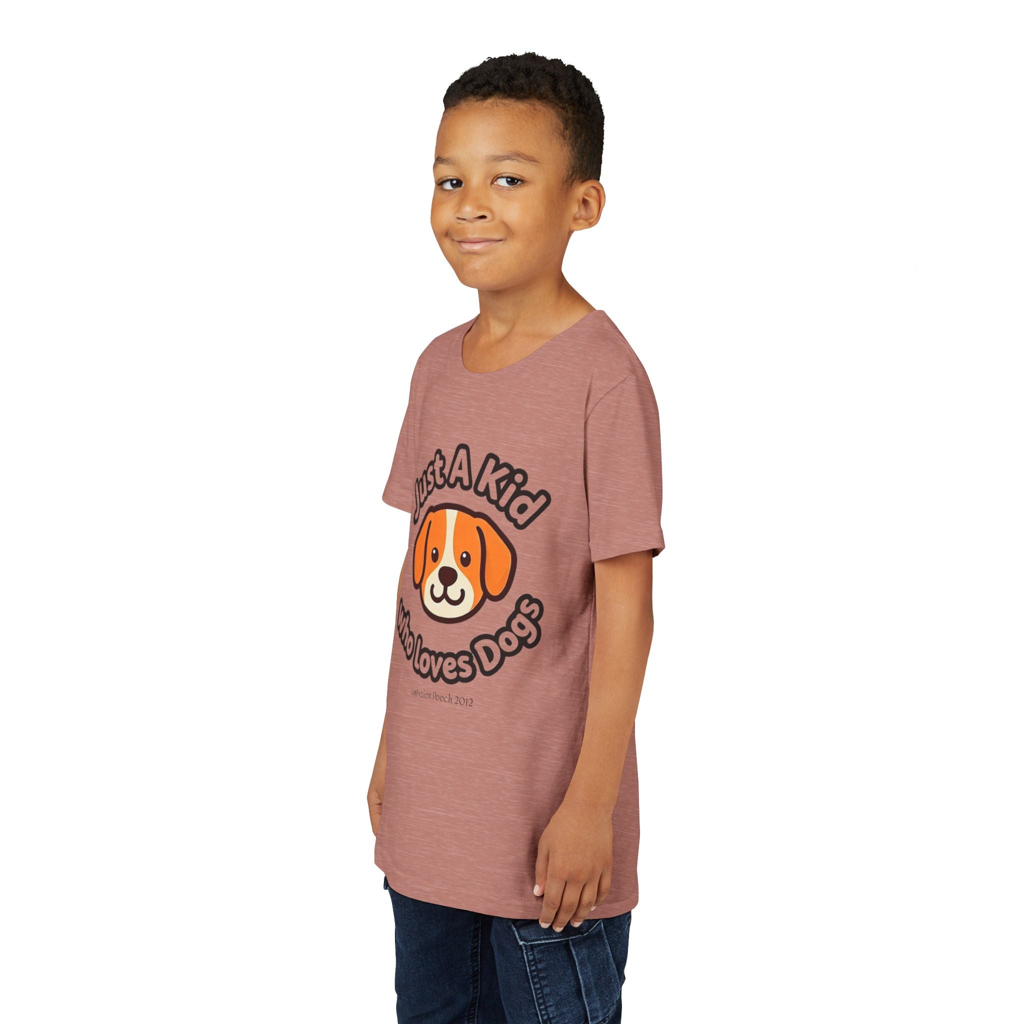 "Just A Kid Who Loves Dogs" Kids Tee