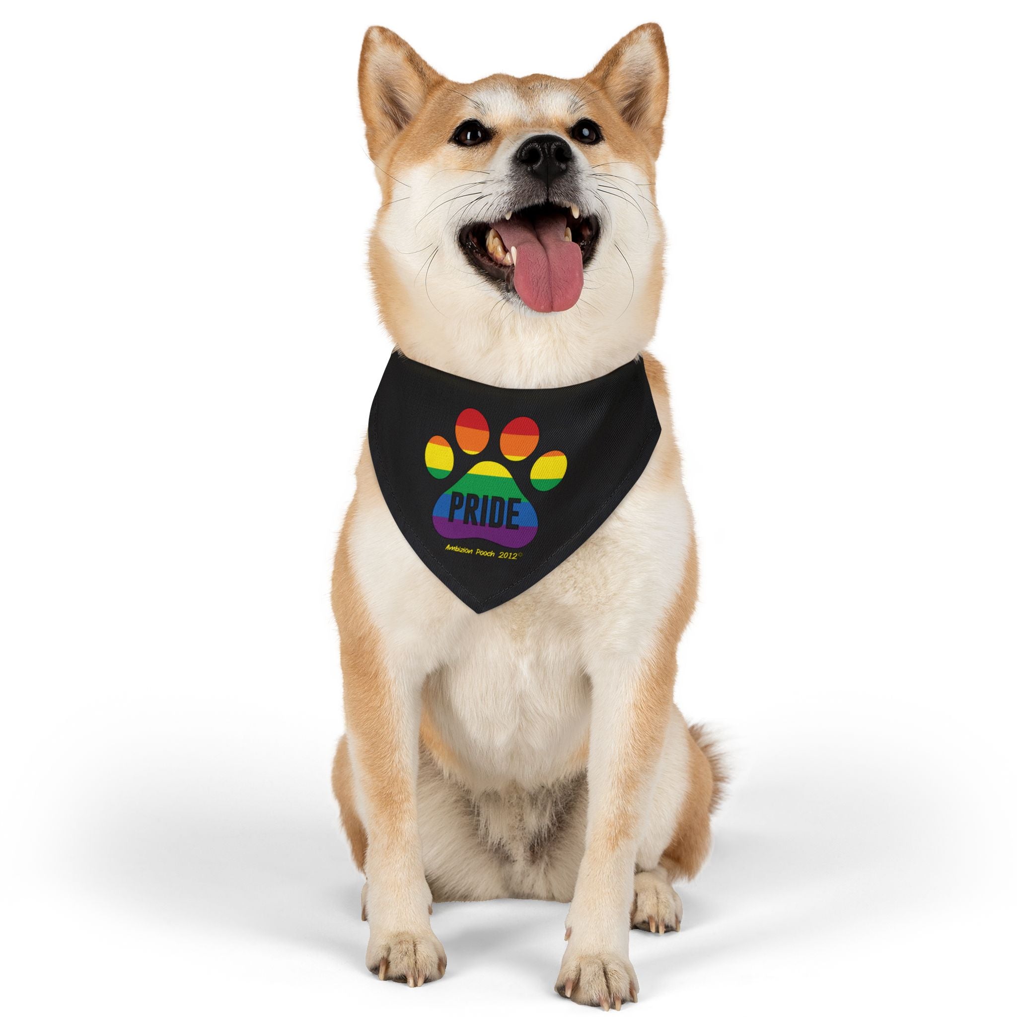 "PRIDE" Pet Bandana Collar — Doggy Parent "PRIDE" Matching Pet & Parent