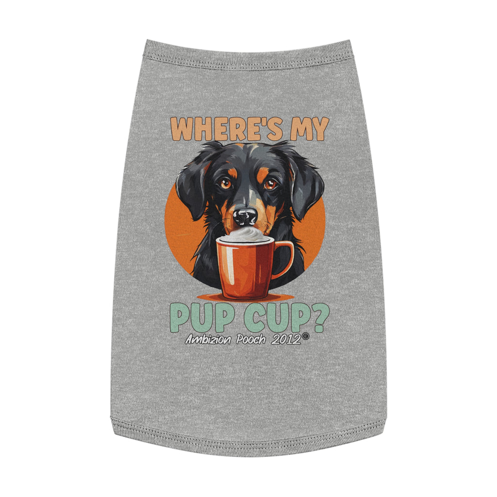 Where's My Pup Cup? Doggy Tank Top