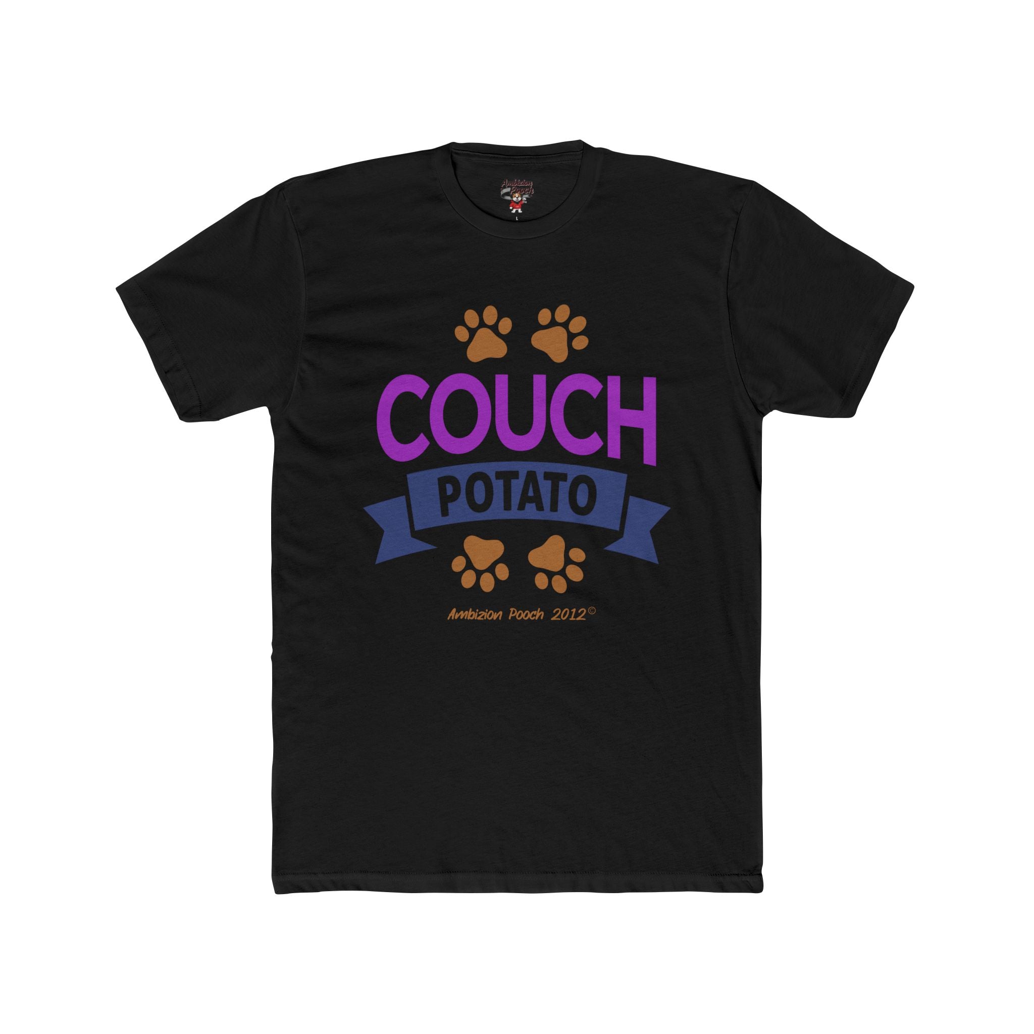 Doggy Parent "Couch Potato" T-Shirt — Matching "Party Animal" Doggy Tee