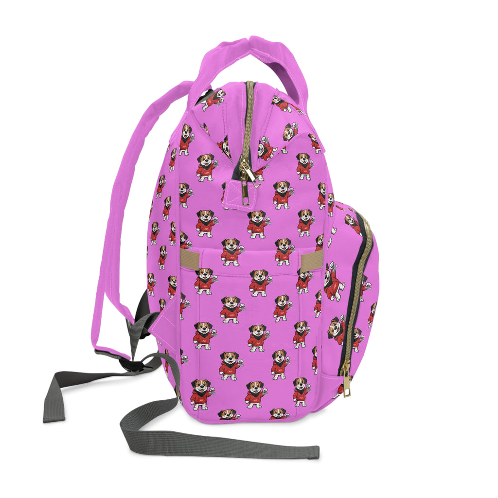 Ambizion Pooch Signature Puppy/Doggy Multifunctional Backpack Pink