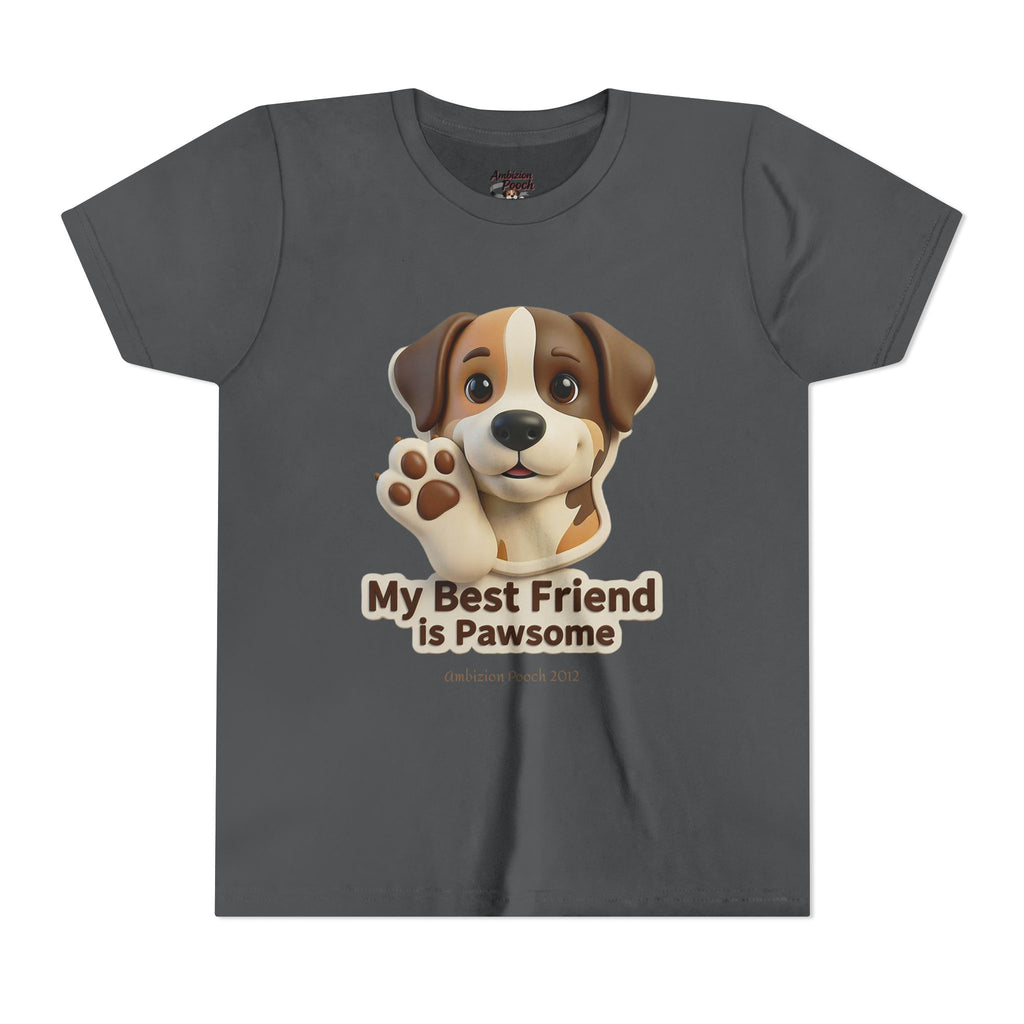 "My Best Friend is Pawsome" Kids Tee
