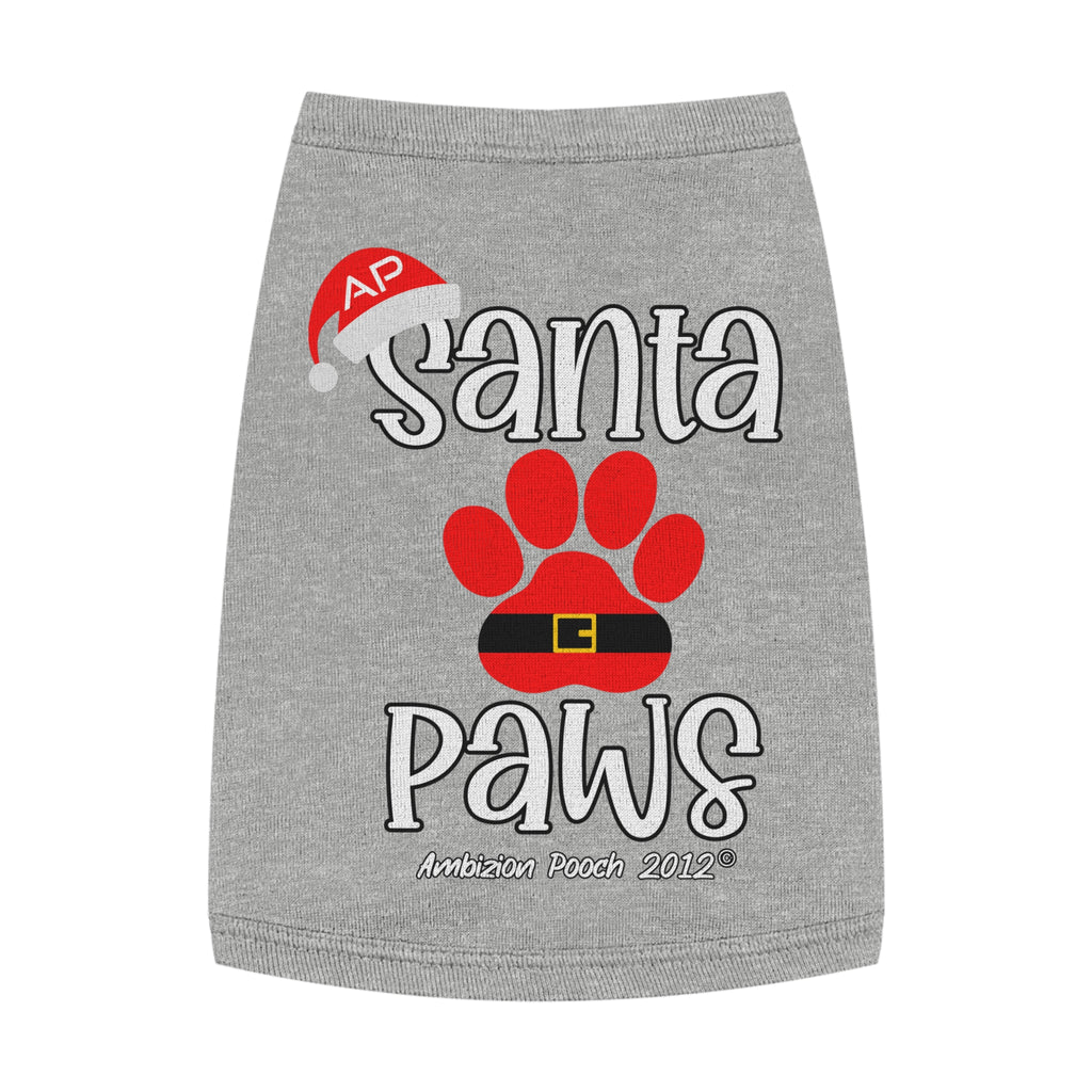 "Santa Paws" Christmas Doggy Tank Top