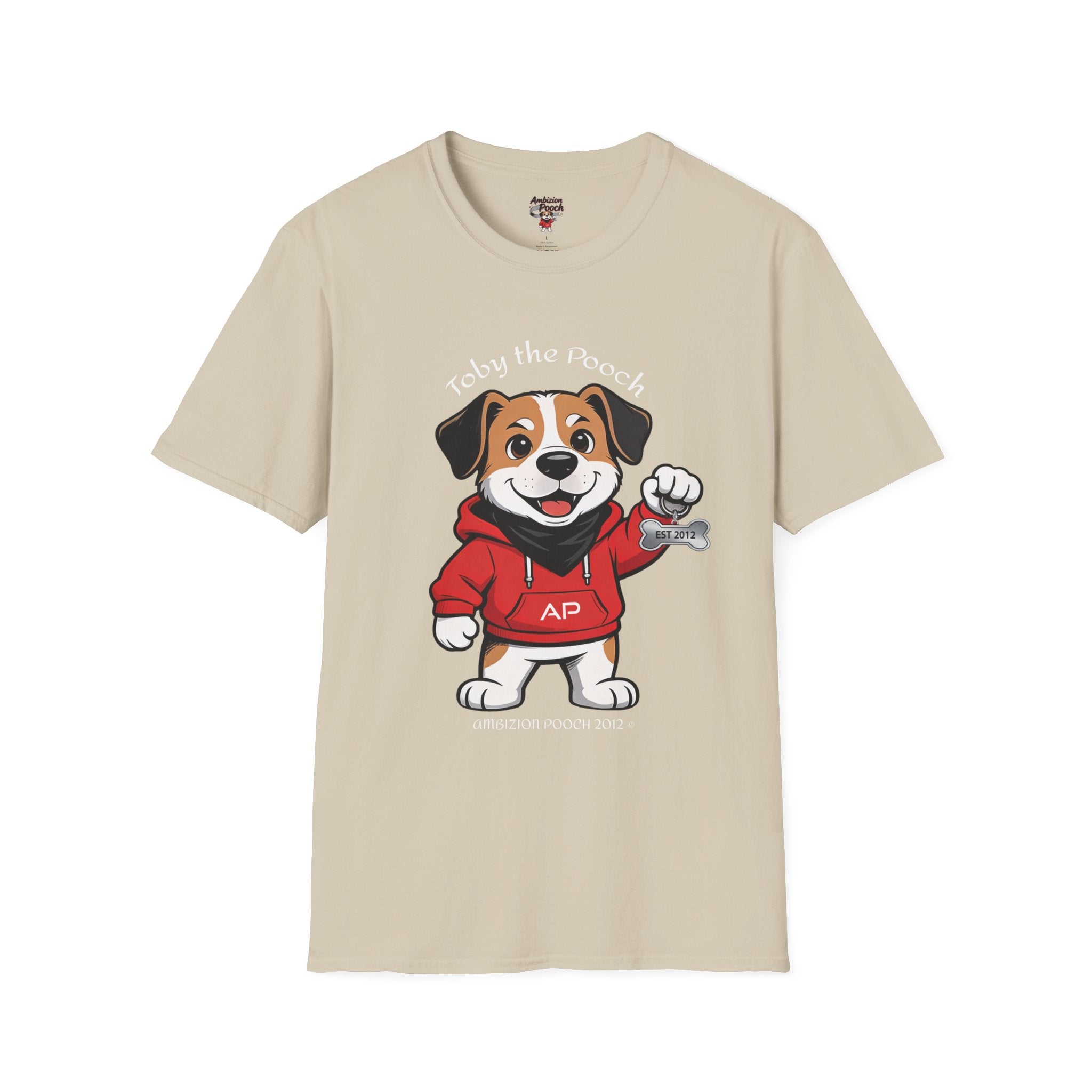 Toby the Pooch Unisex Softstyle T-Shirt