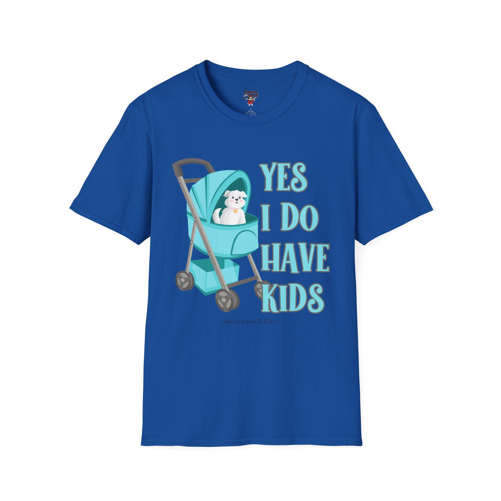 Yes I Do Have Kids Unisex Softstyle T-Shirt
