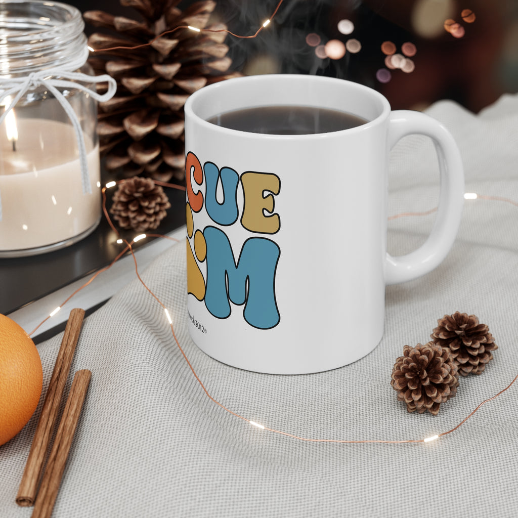 Rescue Dog Mom Mug 11oz