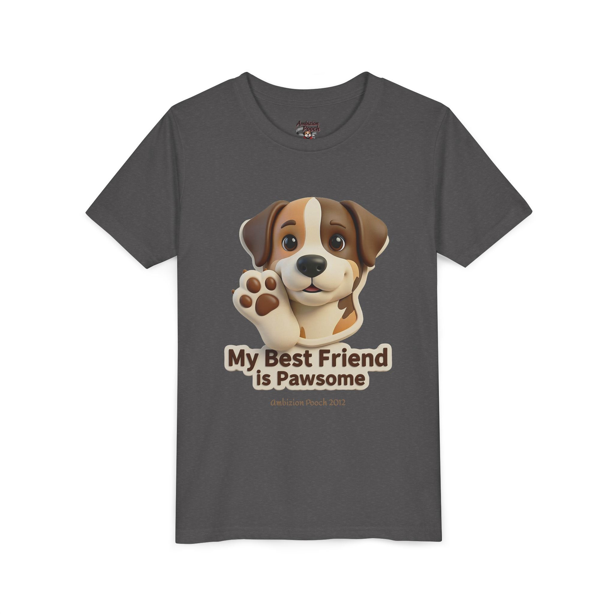 "My Best Friend is Pawsome" Kids Tee