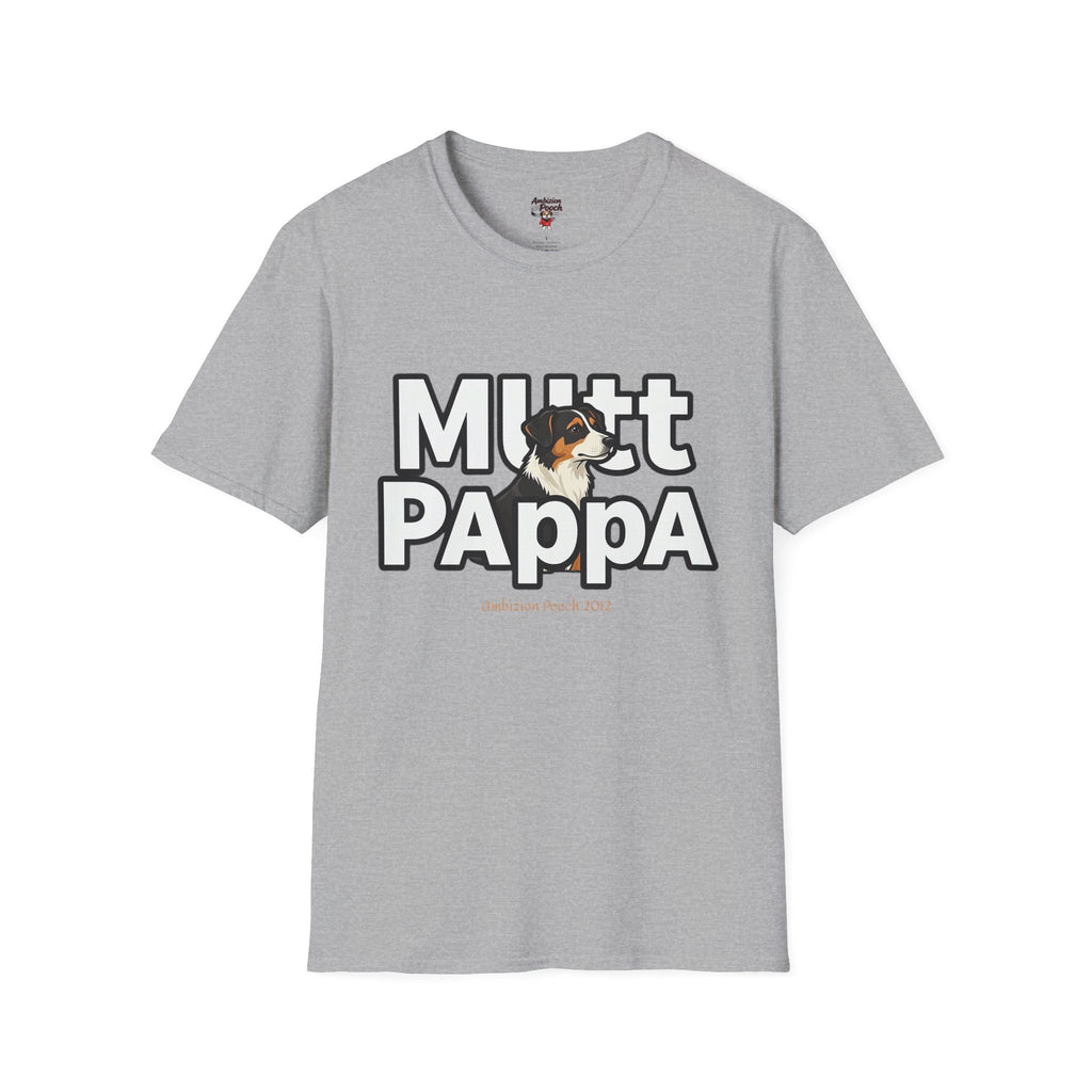 Mutt Pappa Unisex Softstyle T-Shirt (All Dogs)