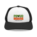 Proud Rescue Trucker Doggy Hat - Retro Embroidered Foam Cap for Dogs