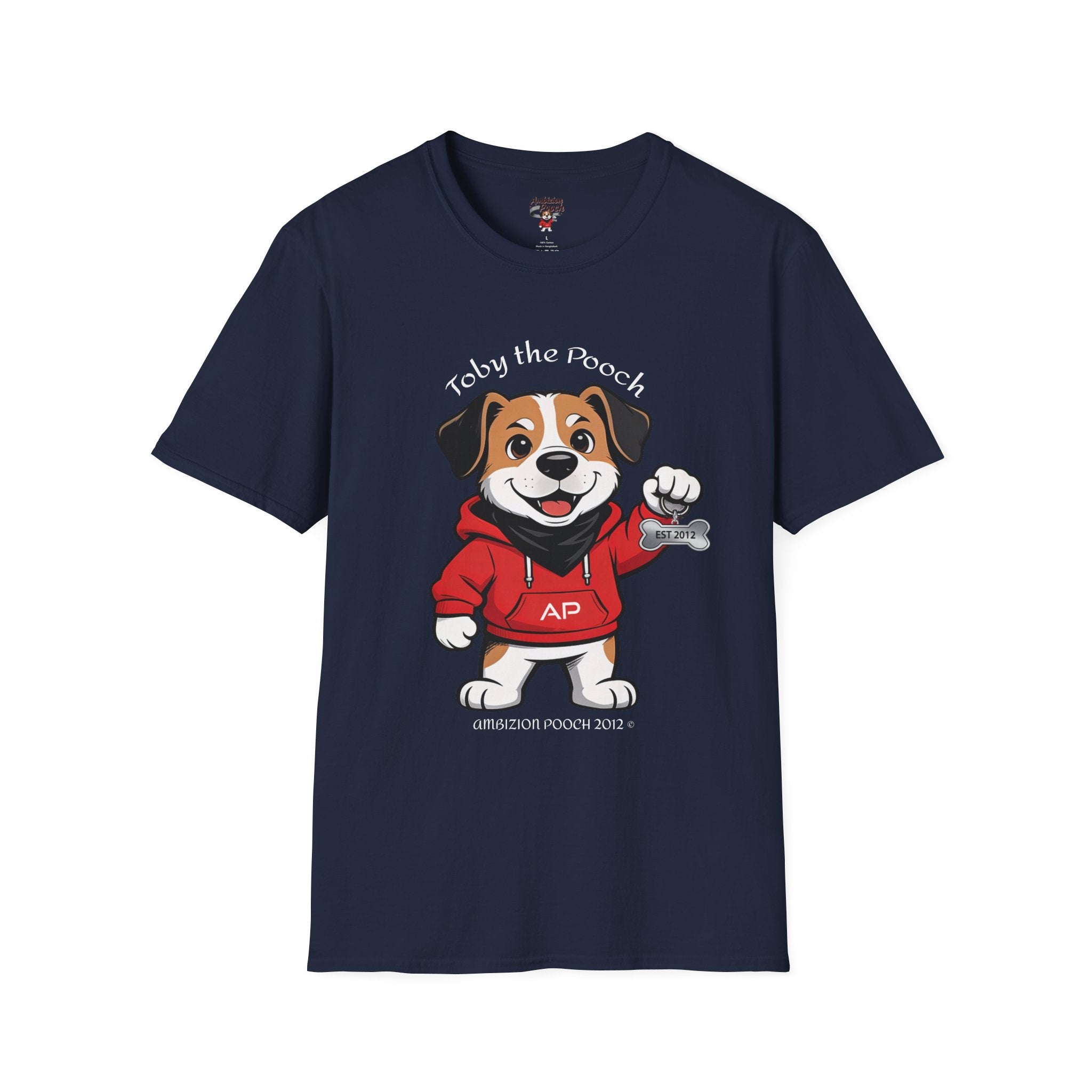Toby the Pooch Unisex Softstyle T-Shirt