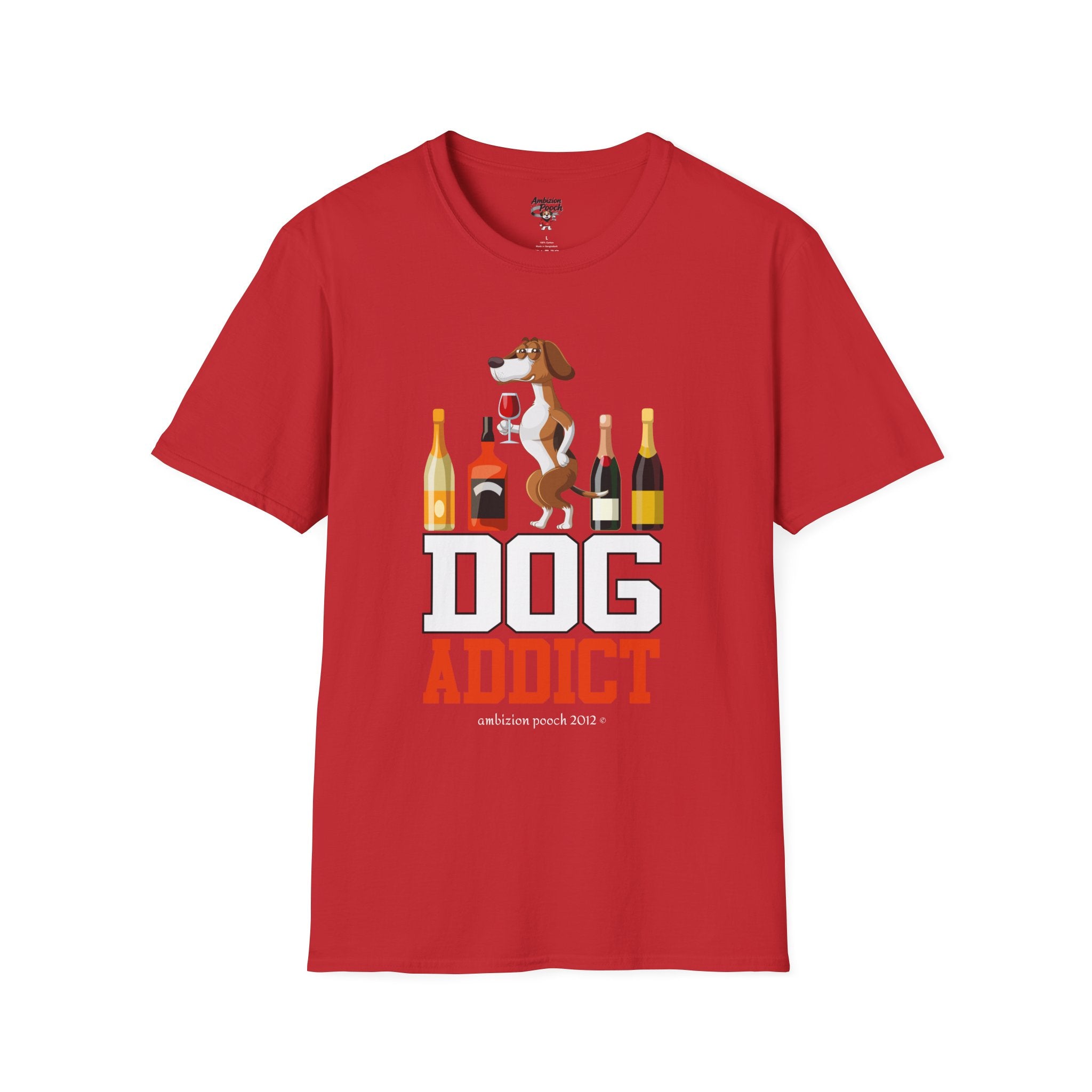 Dog Addict Unisex Softstyle T-Shirt