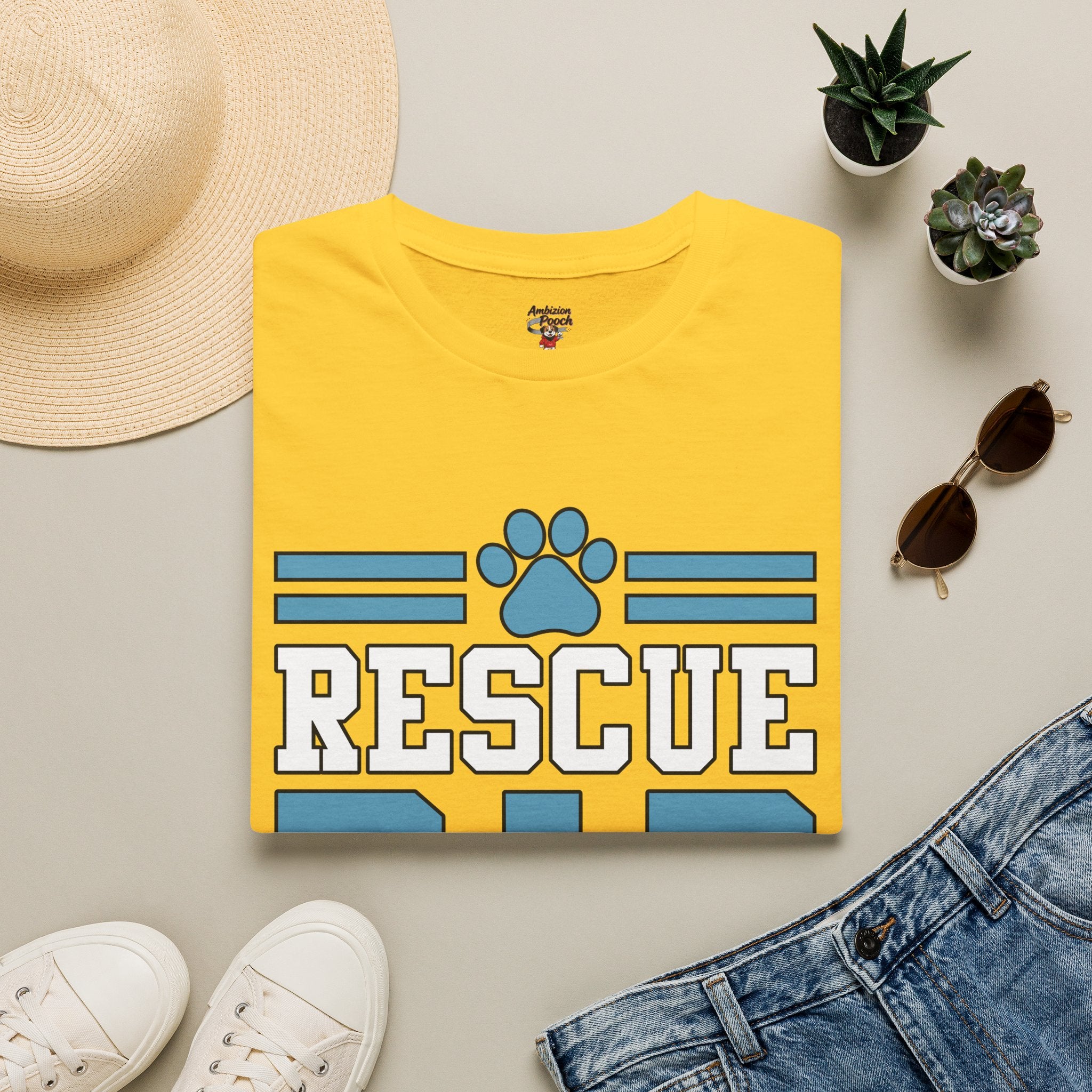 Rescue Dad Unisex Softstyle T-Shirt