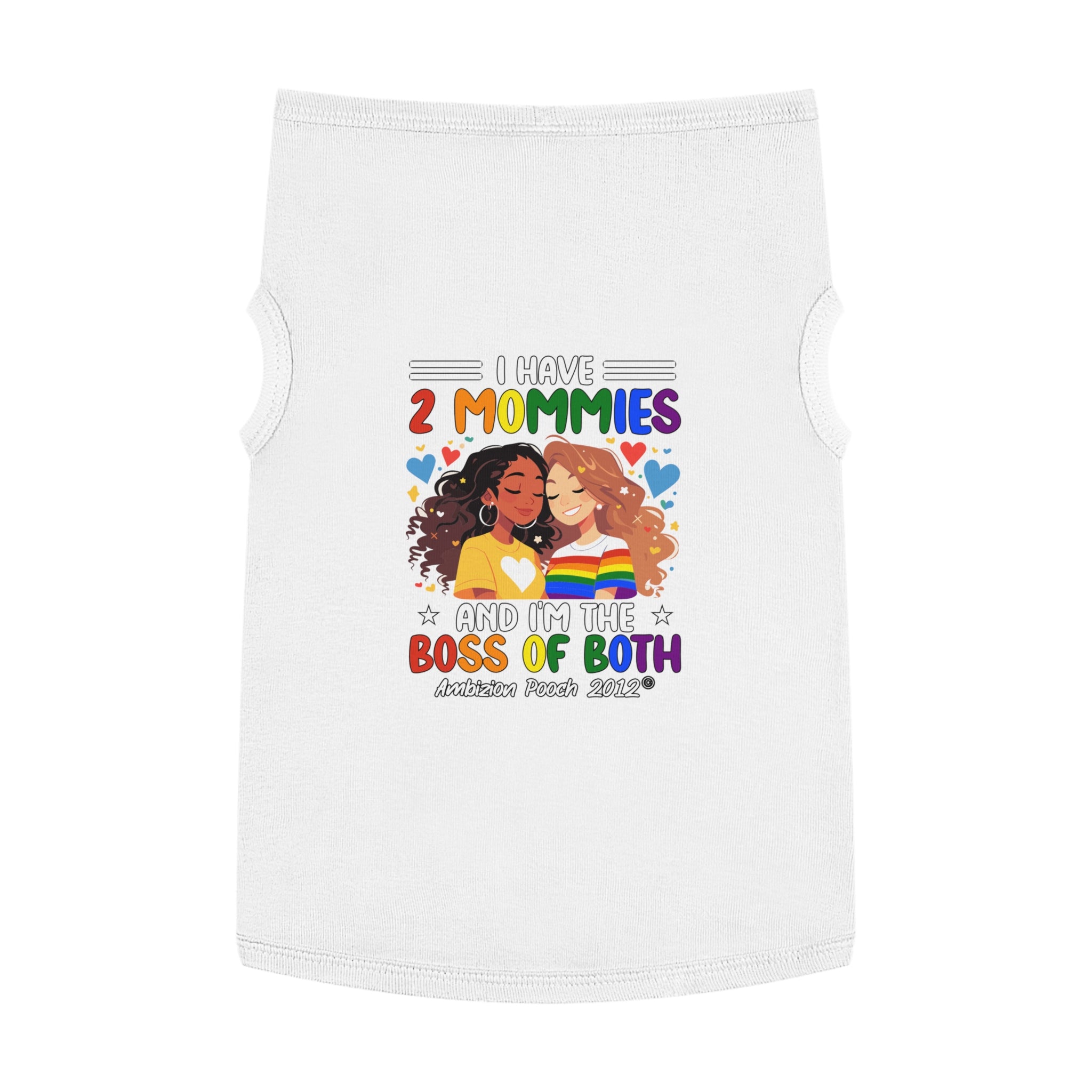 I Have 2 Mommies Doggy Tank Top (LGBTQ)