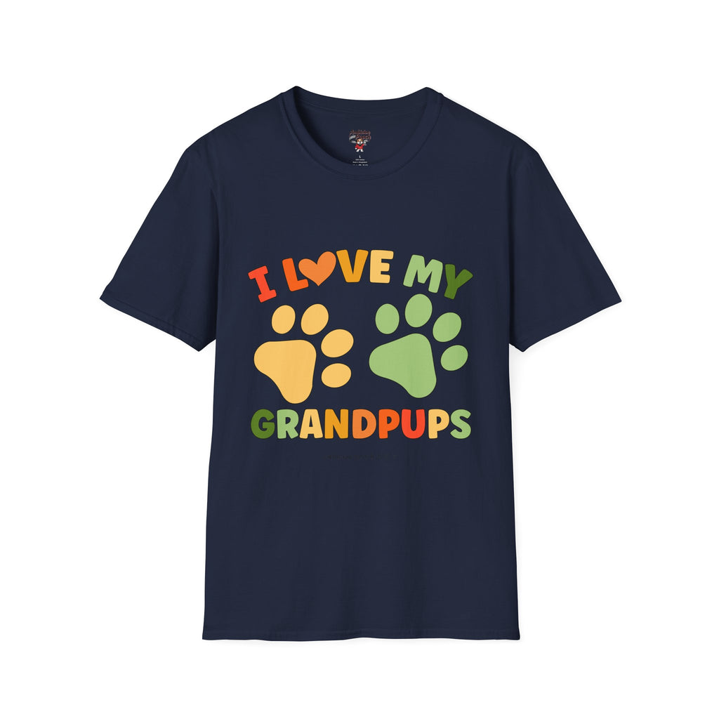 I Love My Grandpups Unisex Softstyle T-Shirt