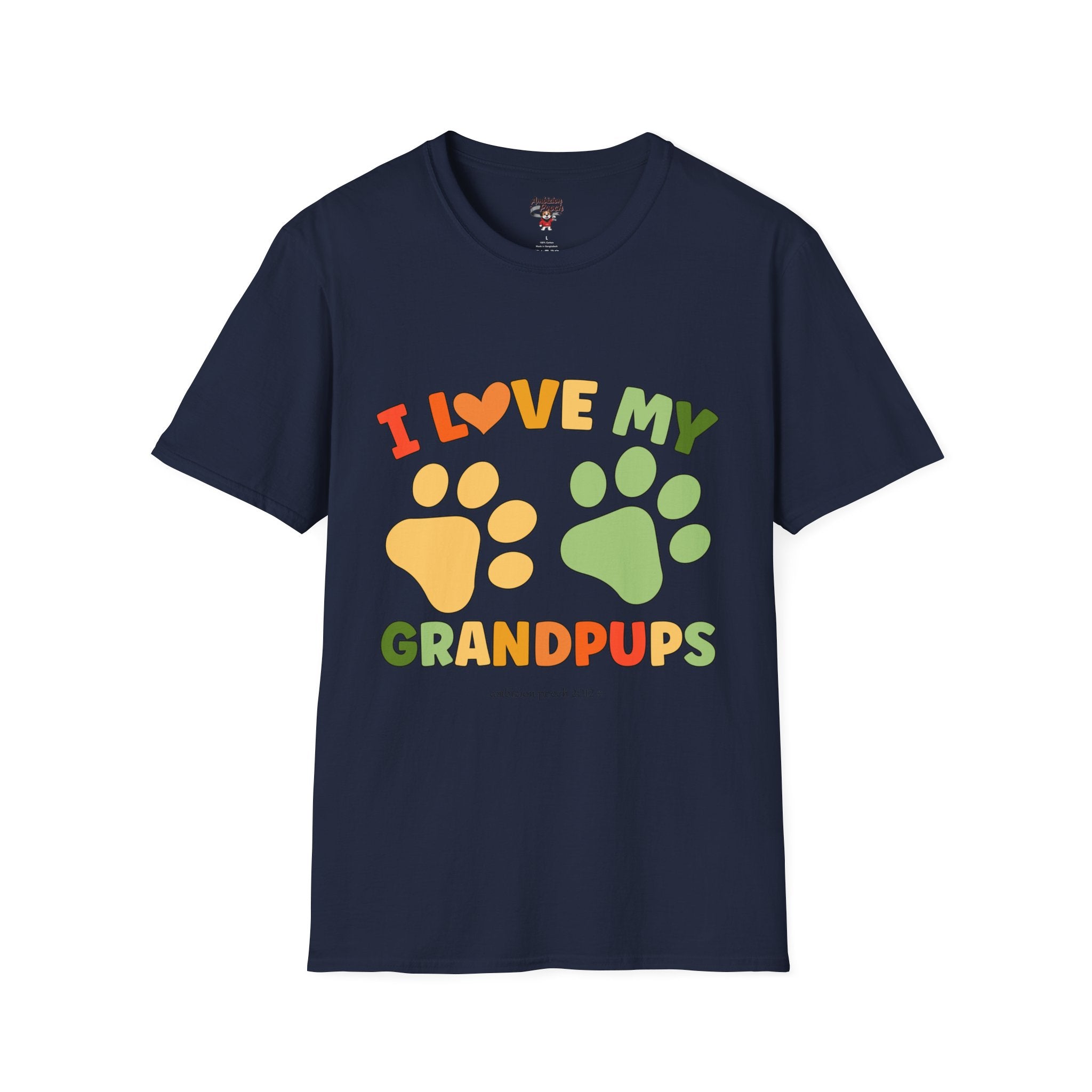 I Love My Grandpups Unisex Softstyle T-Shirt