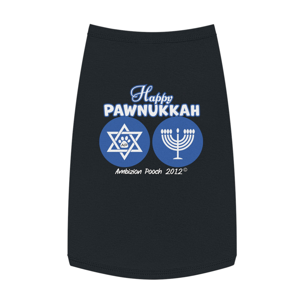 "Happy Pawnukkah" Hannukah Doggy Tank Top