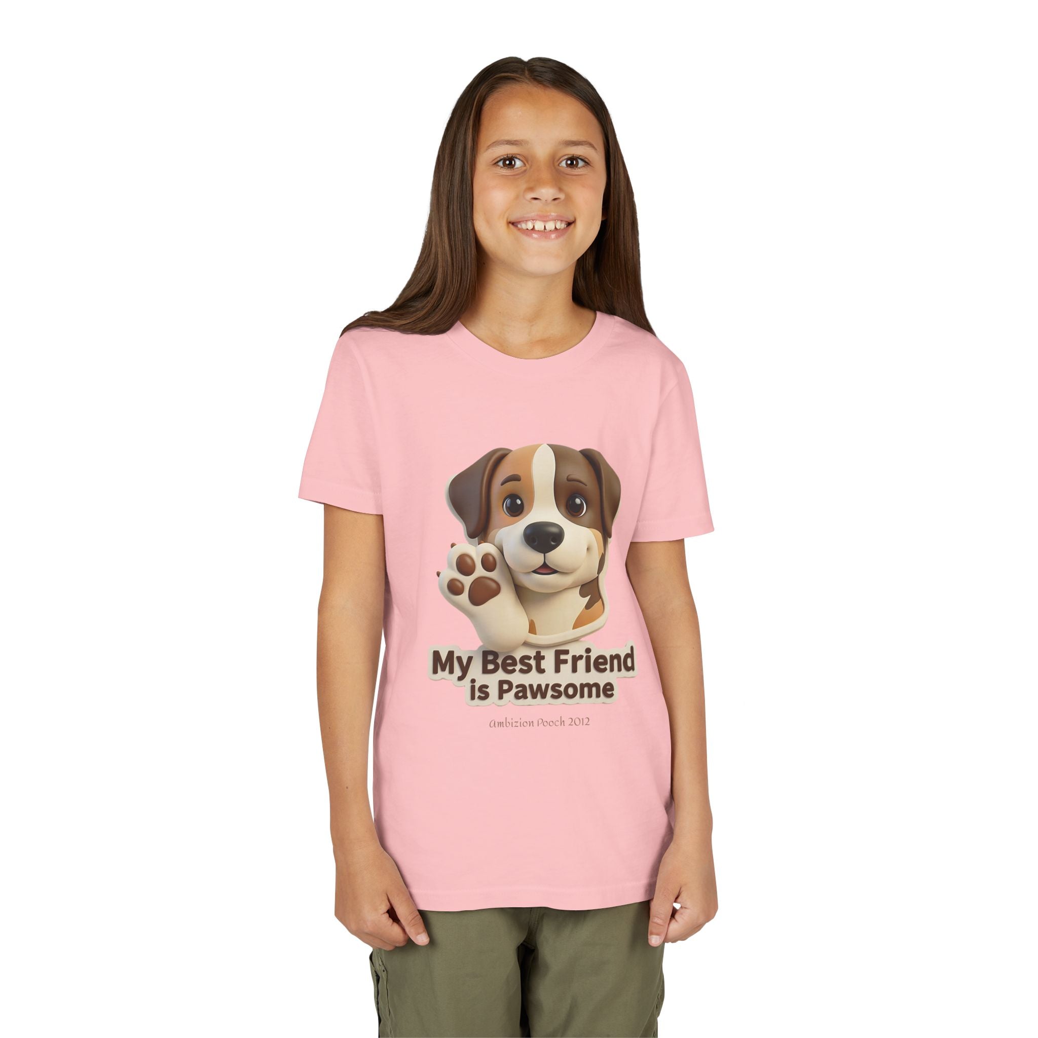 "My Best Friend is Pawsome" Kids Tee