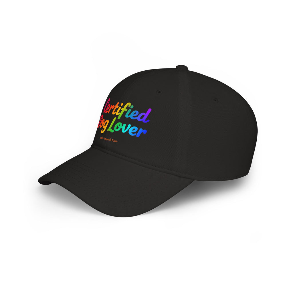 Certified Dog Lover Low Profile Baseball Cap