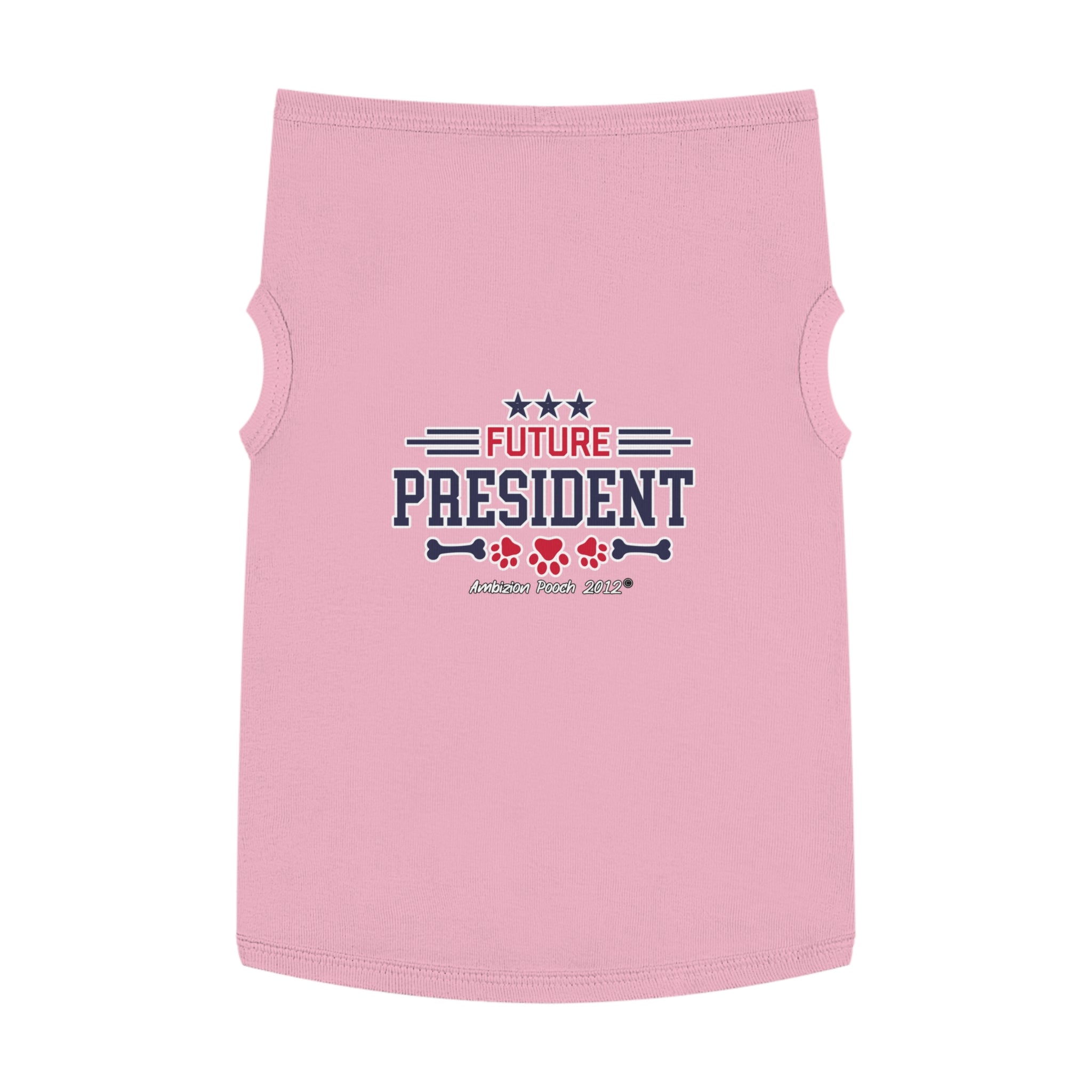 Future President Doggy Tank Top — "Future Vice President" (Pet & Parent Matching)