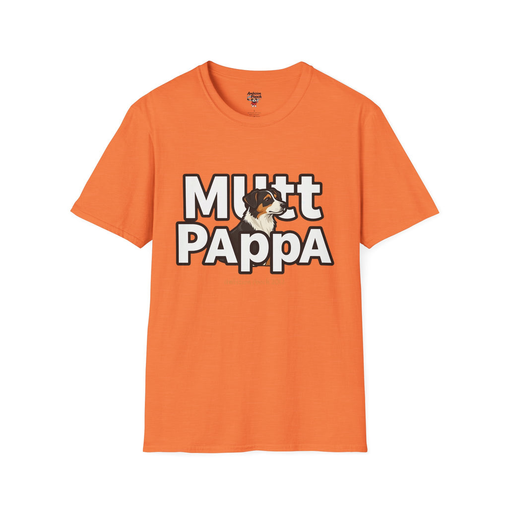 Mutt Pappa Unisex Softstyle T-Shirt (All Dogs)