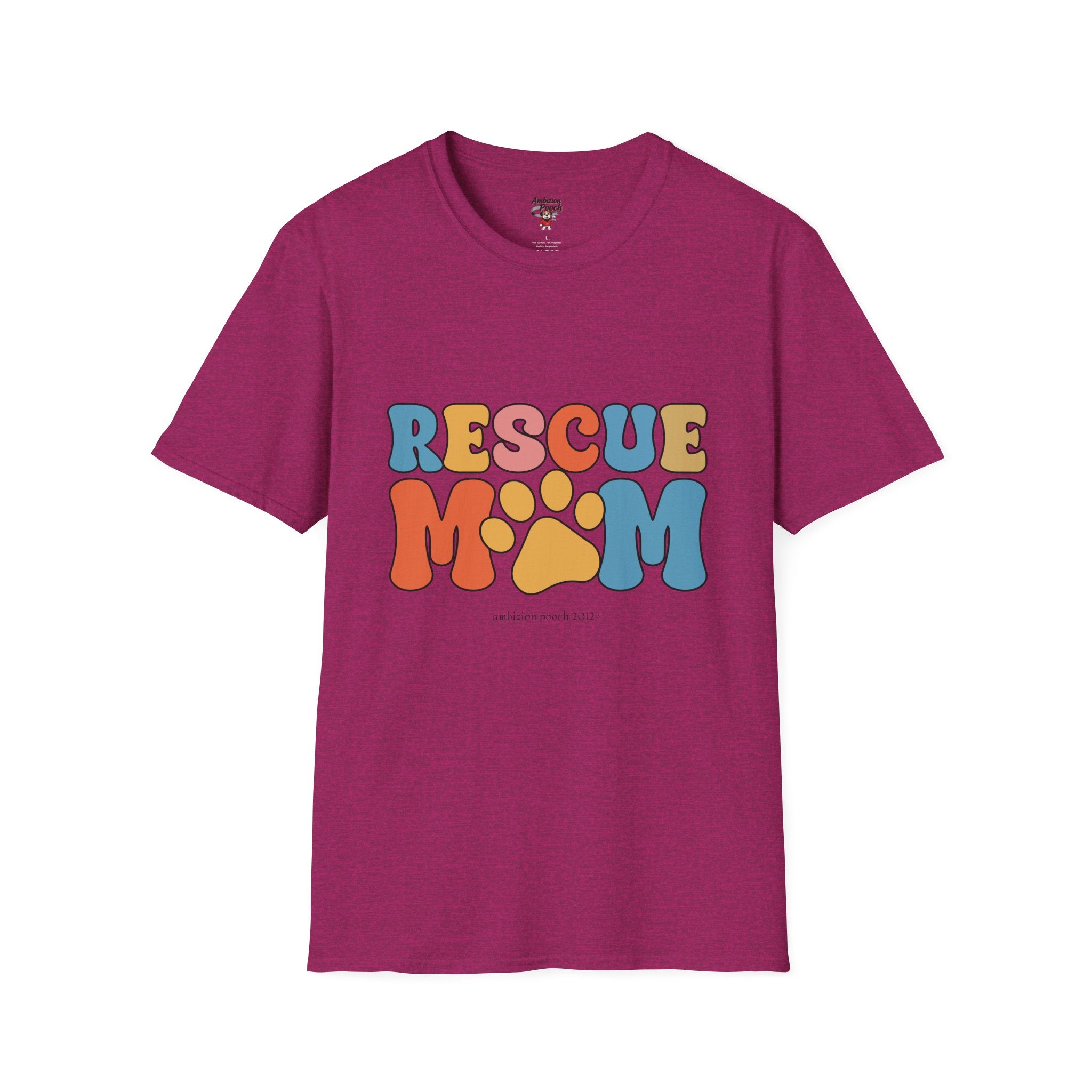 Rescue Mom Unisex Softstyle T-Shirt