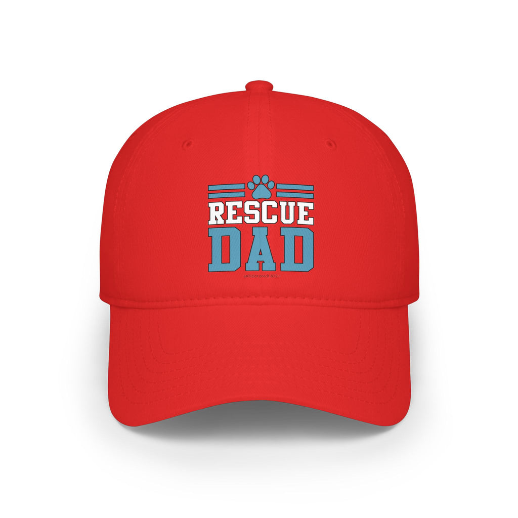 Rescue Dog Dad Low Profile Baseball Cap