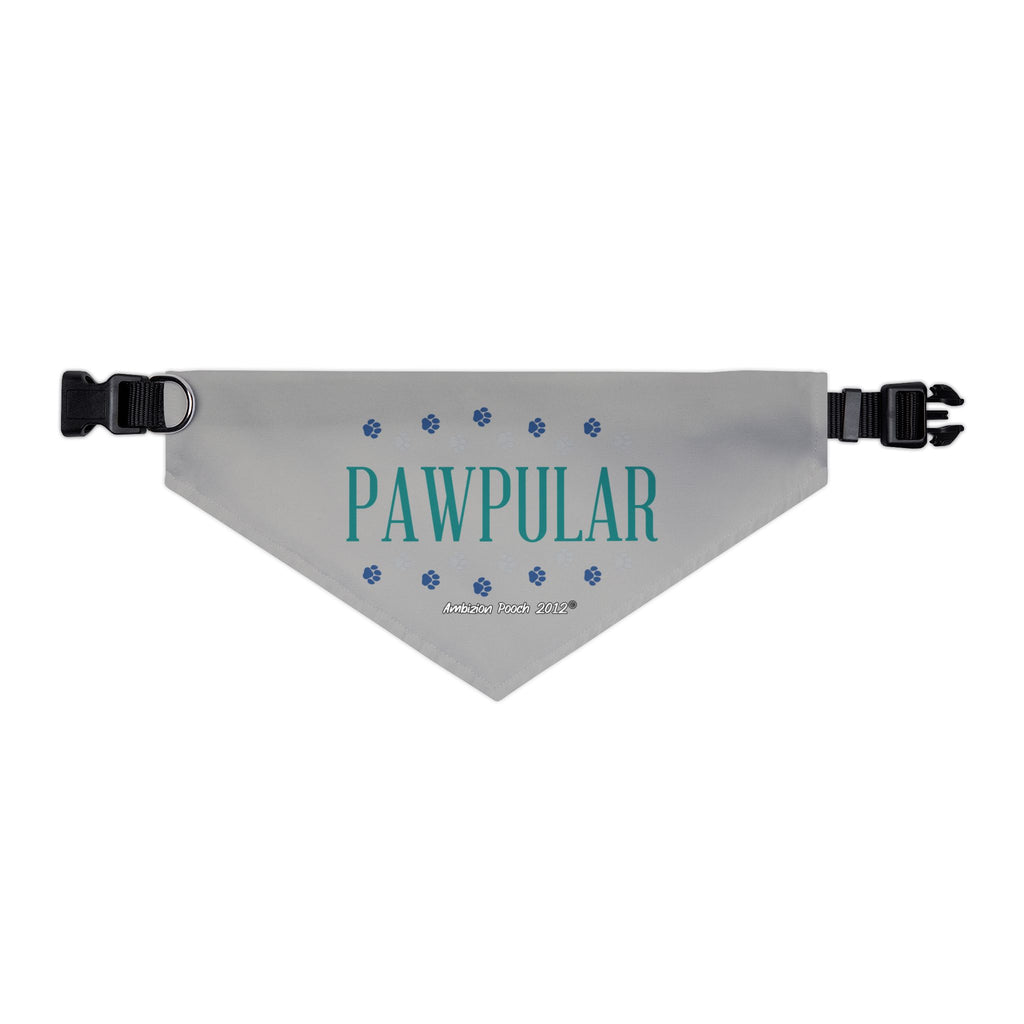 "Pawpular" Pet Bandana Collar — Doggy Parent "Invisible" Matching Pet & Parent