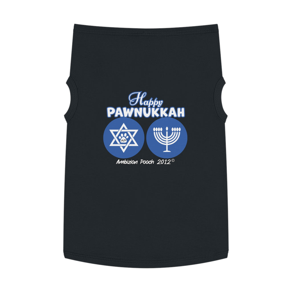 "Happy Pawnukkah" Hannukah Doggy Tank Top