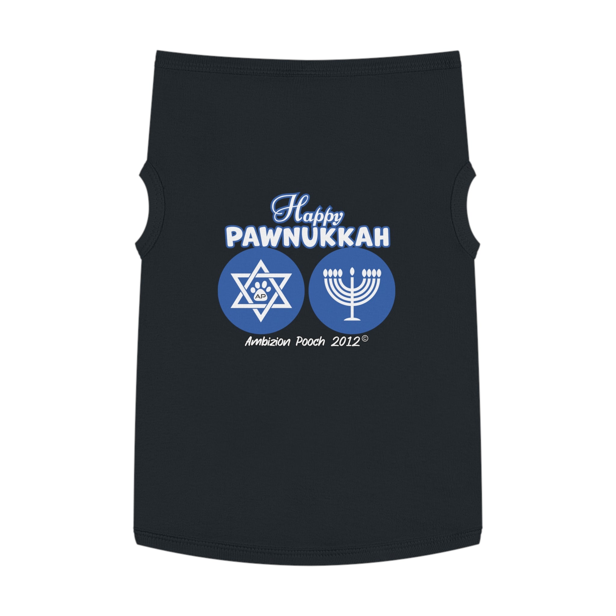"Happy Pawnukkah" Hannukah Doggy Tank Top