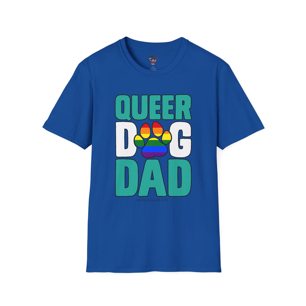 Queer Dog Dad Unisex Softstyle T-Shirt