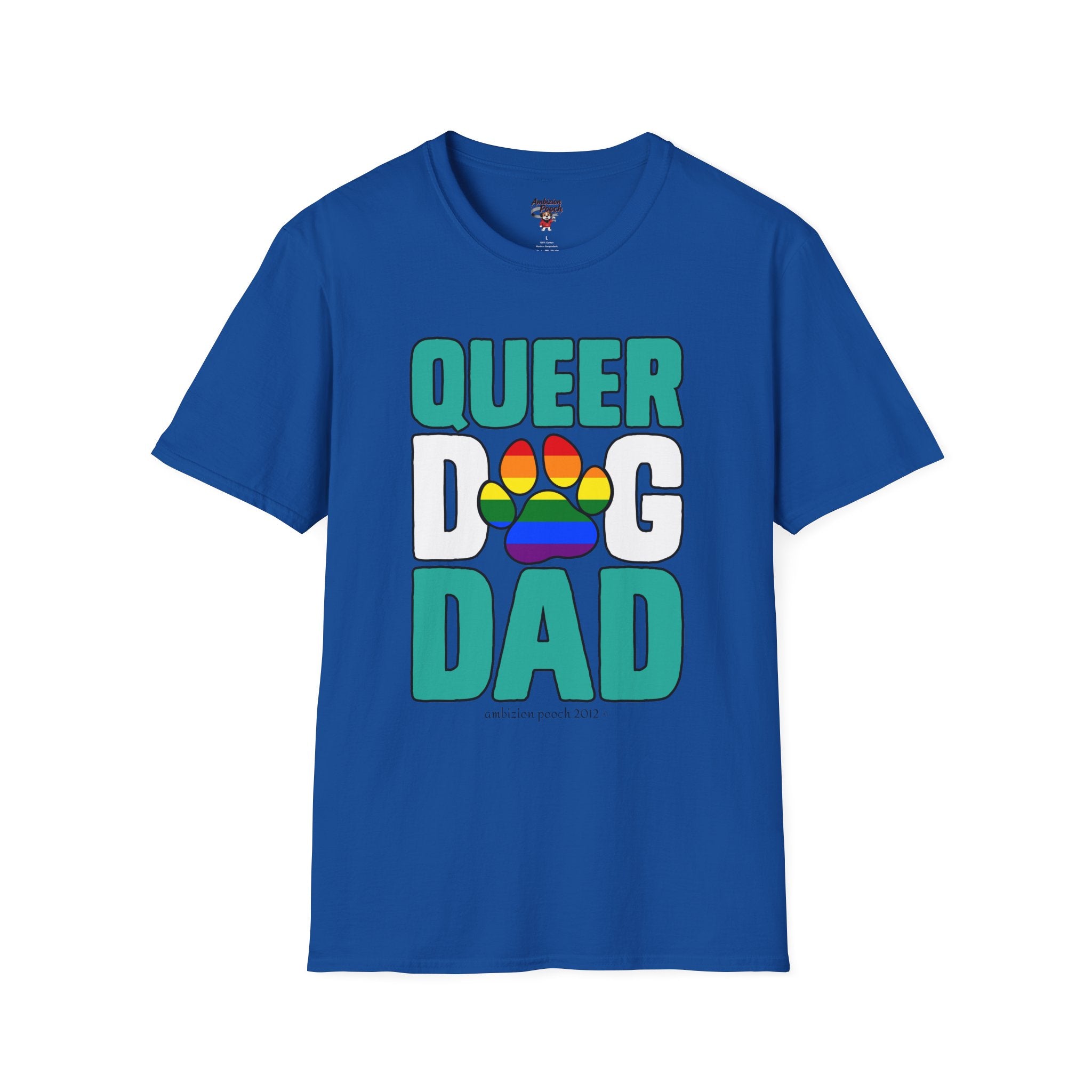 Queer Dog Dad Unisex Softstyle T-Shirt