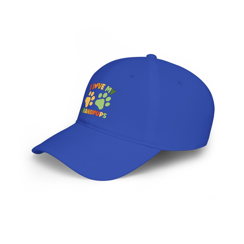 I Love My Grandpups Low Profile Baseball Cap