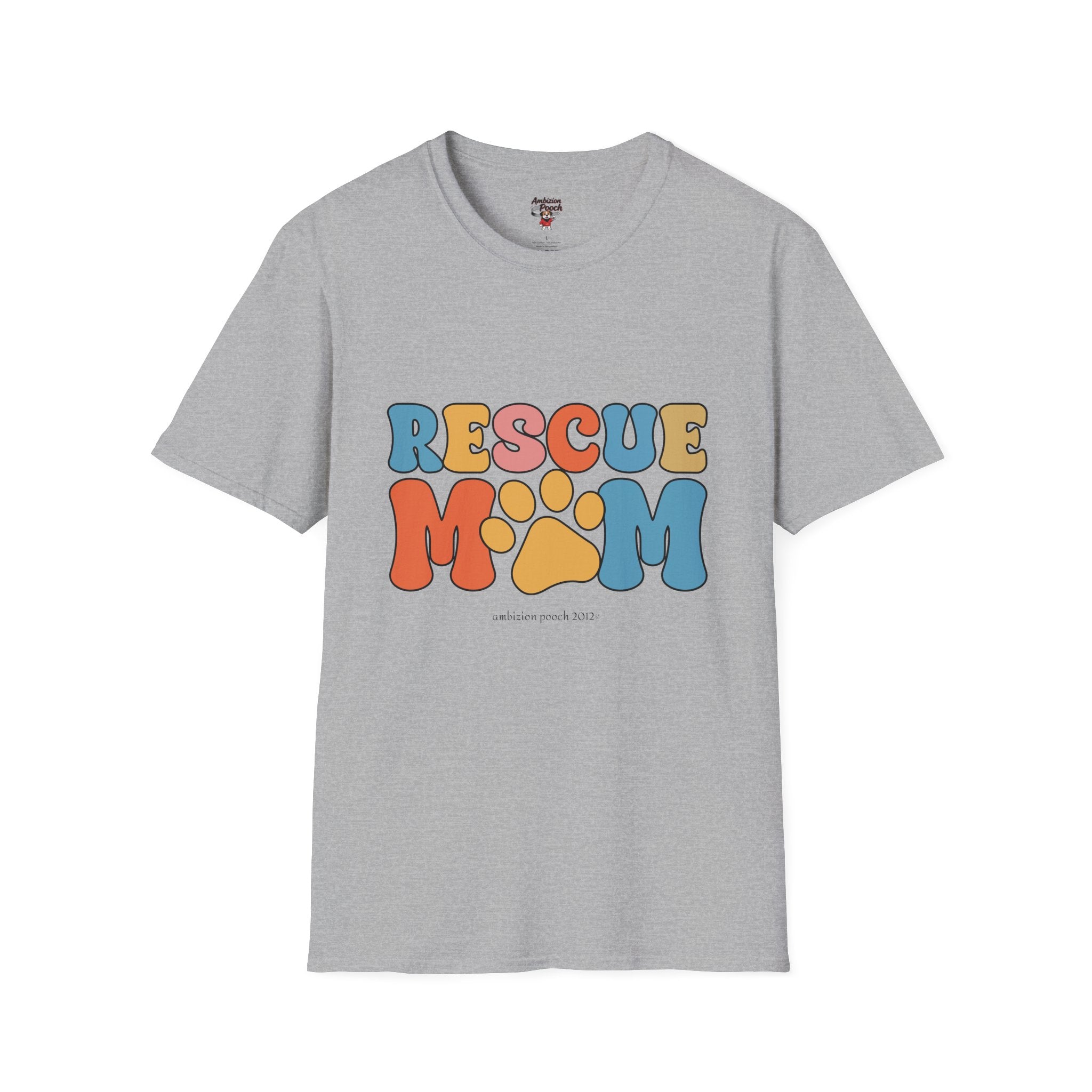 Rescue Mom Unisex Softstyle T-Shirt