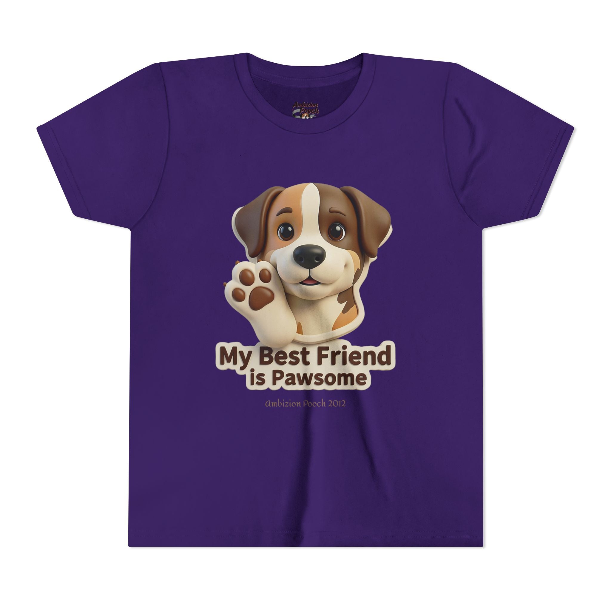 "My Best Friend is Pawsome" Kids Tee