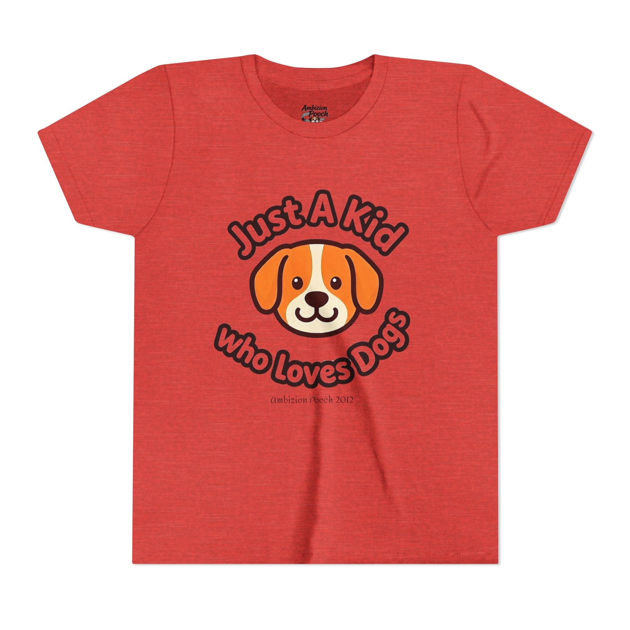 "Just A Kid Who Loves Dogs" Kids Tee