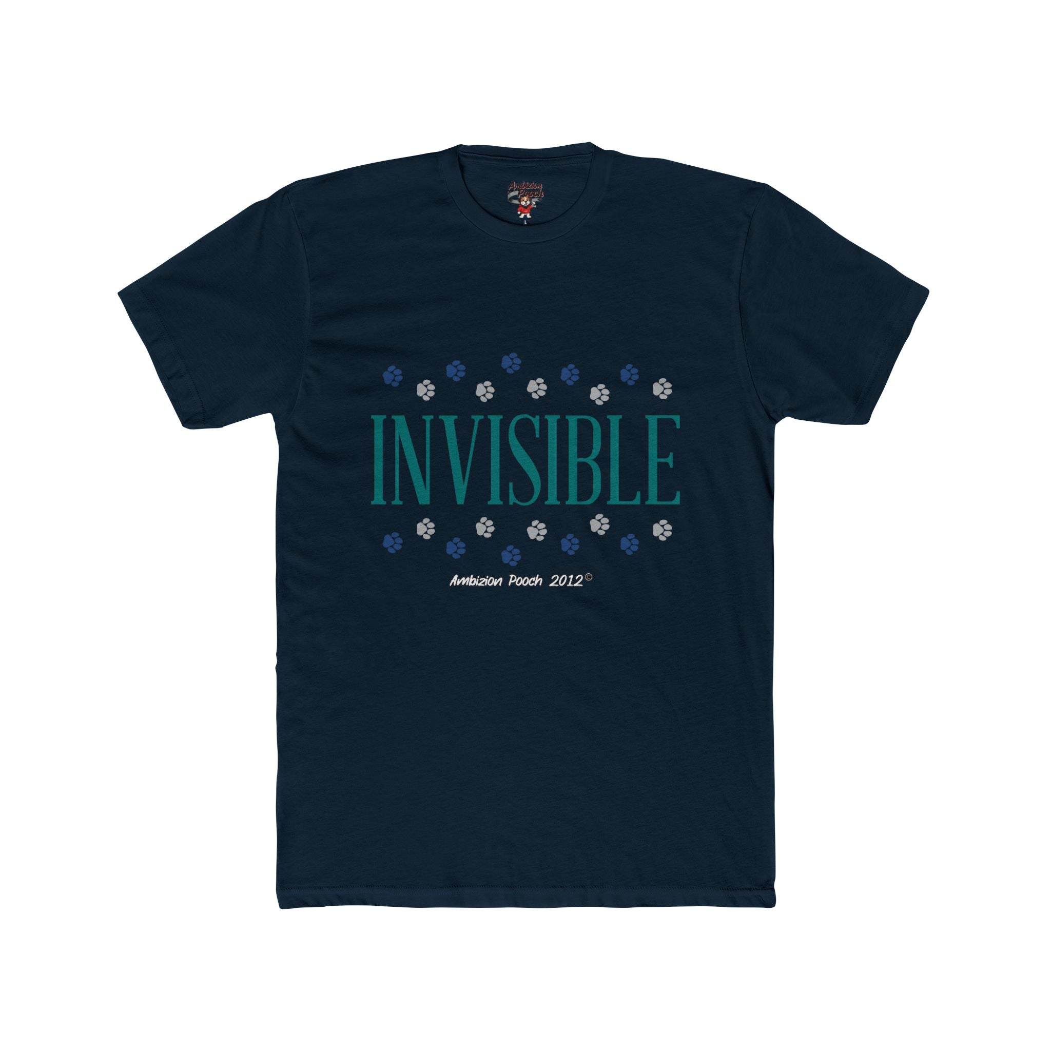 Doggy Parent "Invisible" T-Shirt — Matching "Pawpular" Doggy Tee