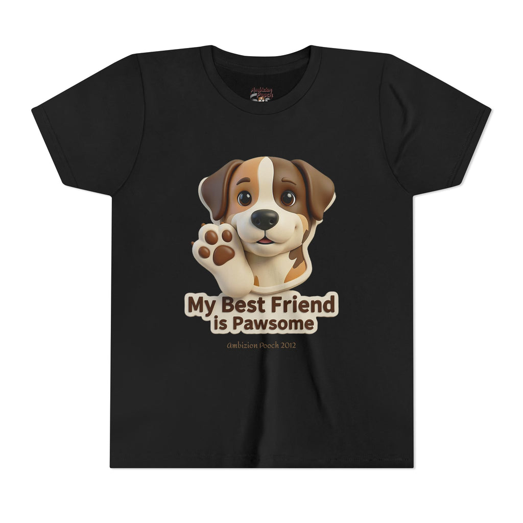 "My Best Friend is Pawsome" Kids Tee