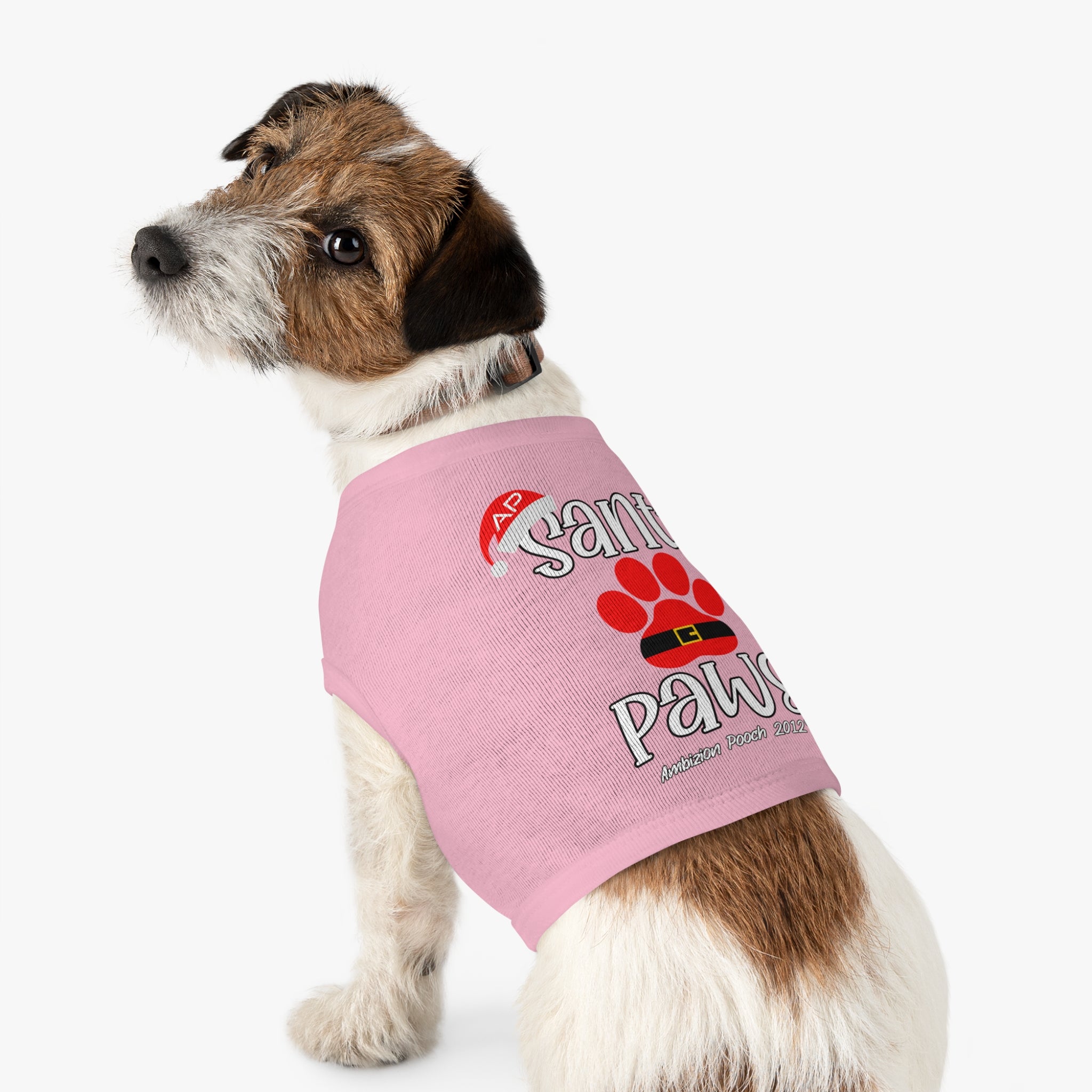 "Santa Paws" Christmas Doggy Tank Top