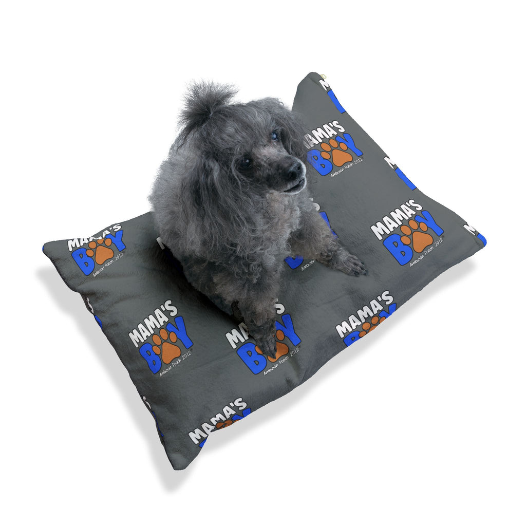 Mama's Boy Monogram Pet Bed