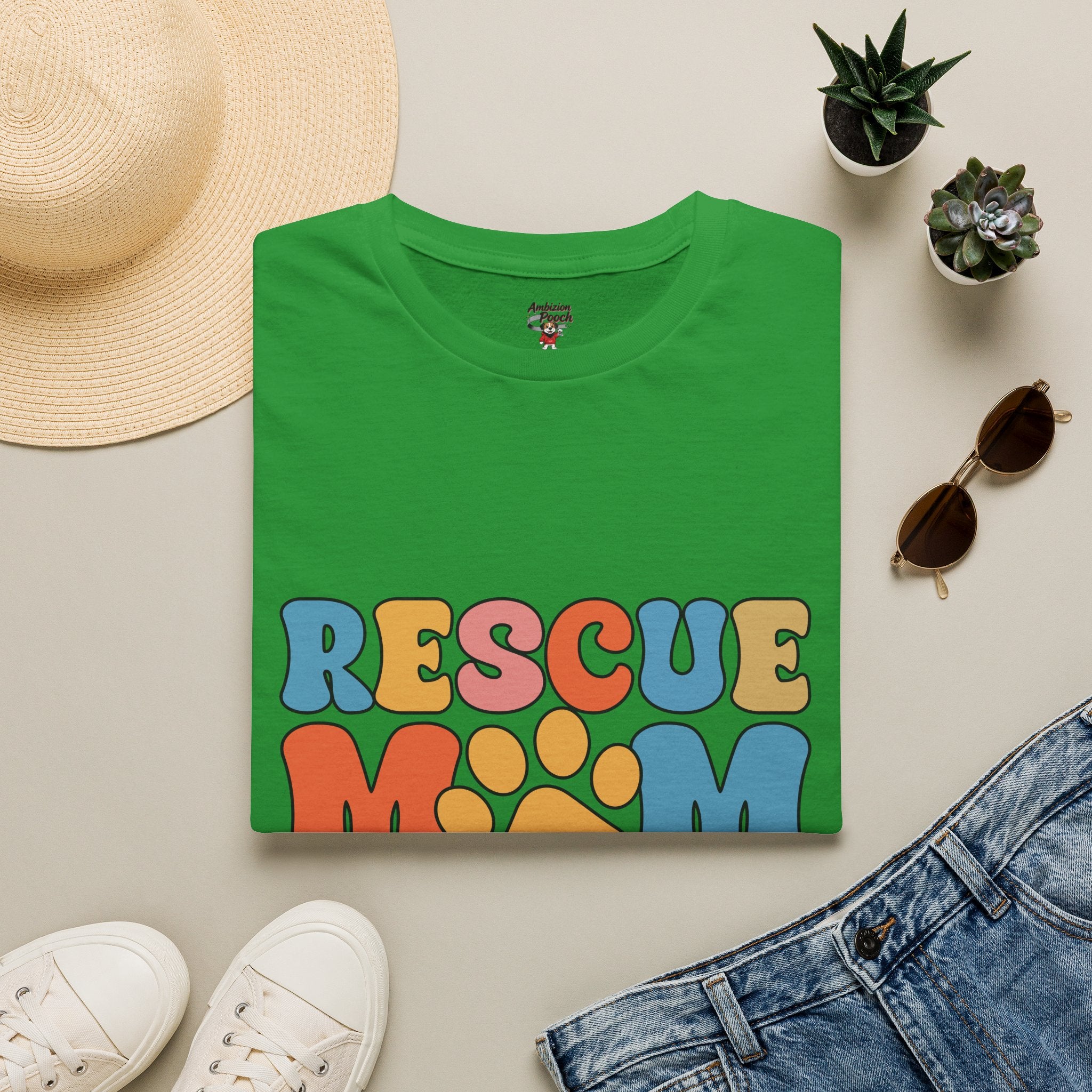 Rescue Mom Unisex Softstyle T-Shirt