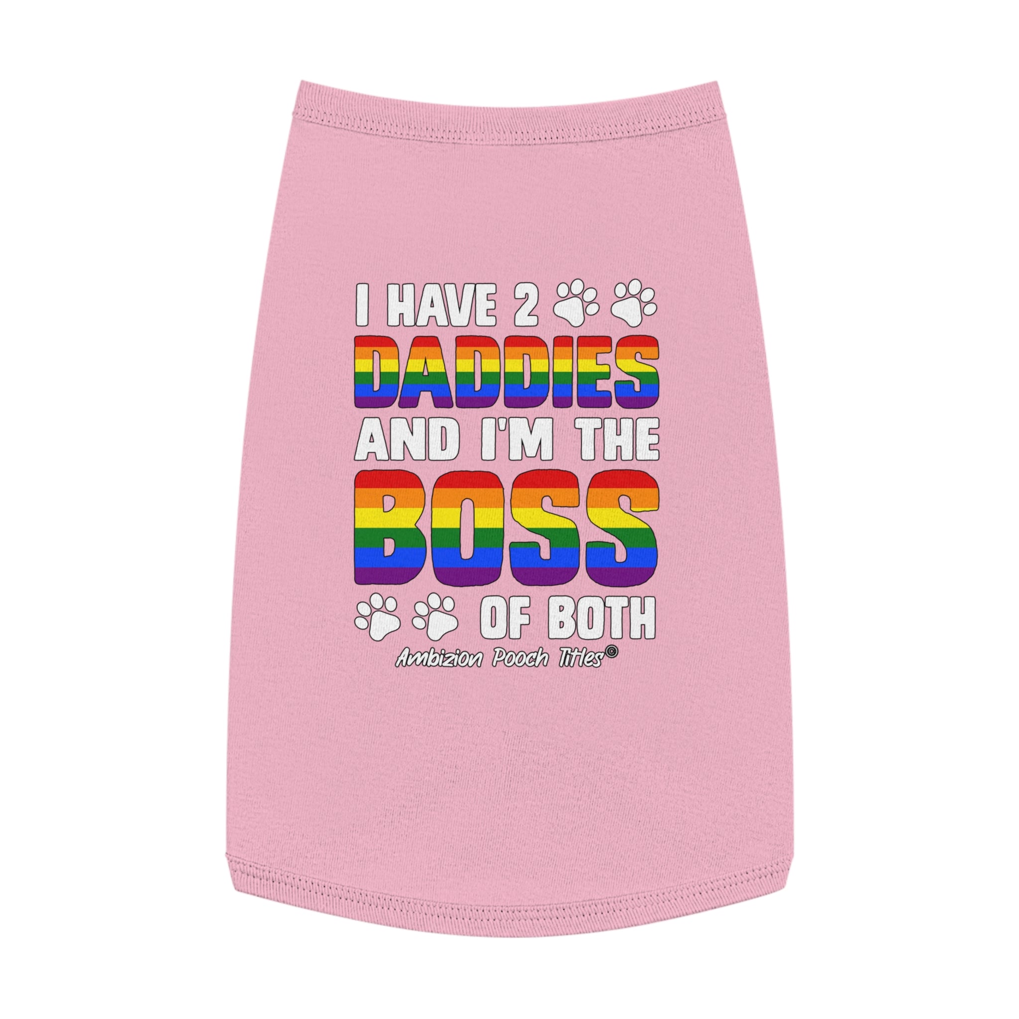 I Have 2 Daddies Doggy Tank Top (LGBTQ)