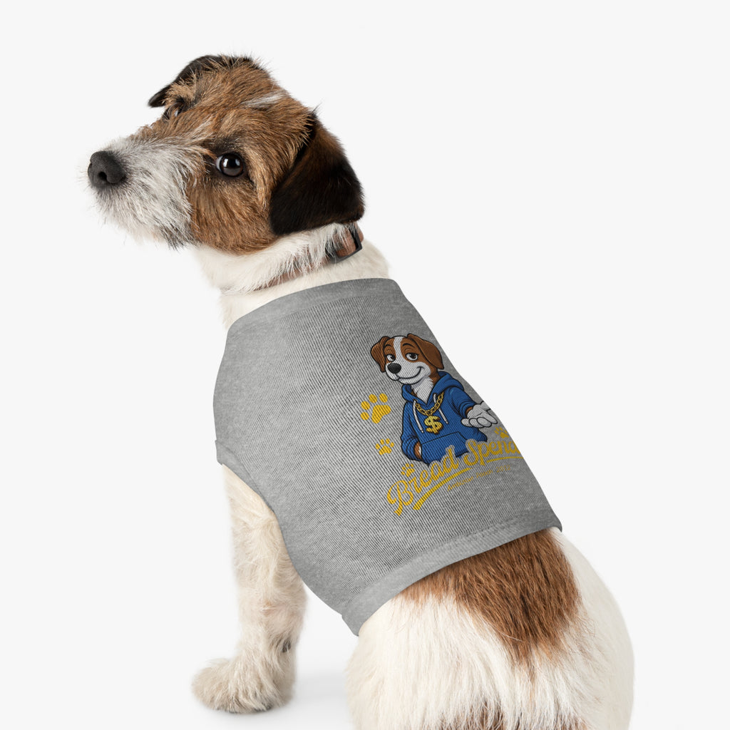 "Bread Spender" Doggy Tank Top — "Breadwinner" (Pet & Parent Matching)