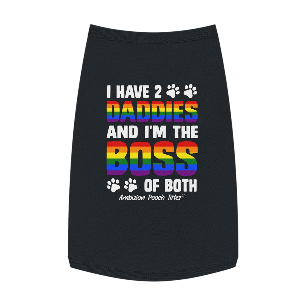 I Have 2 Daddies Doggy Tank Top (LGBTQ)