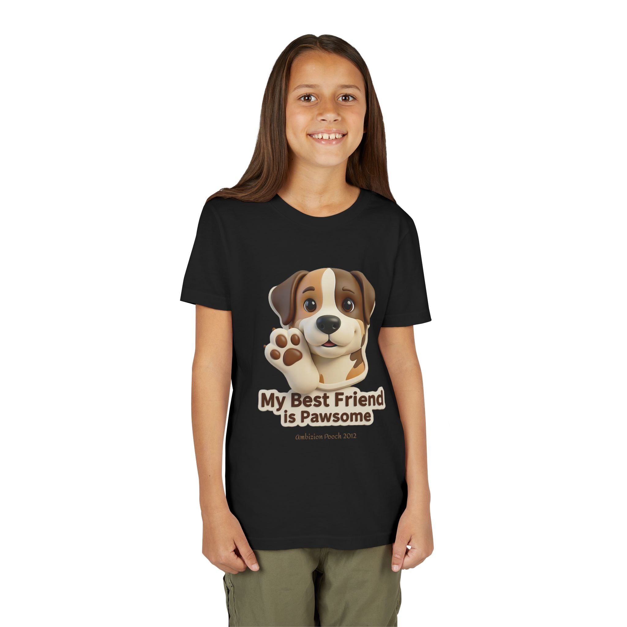 "My Best Friend is Pawsome" Kids Tee