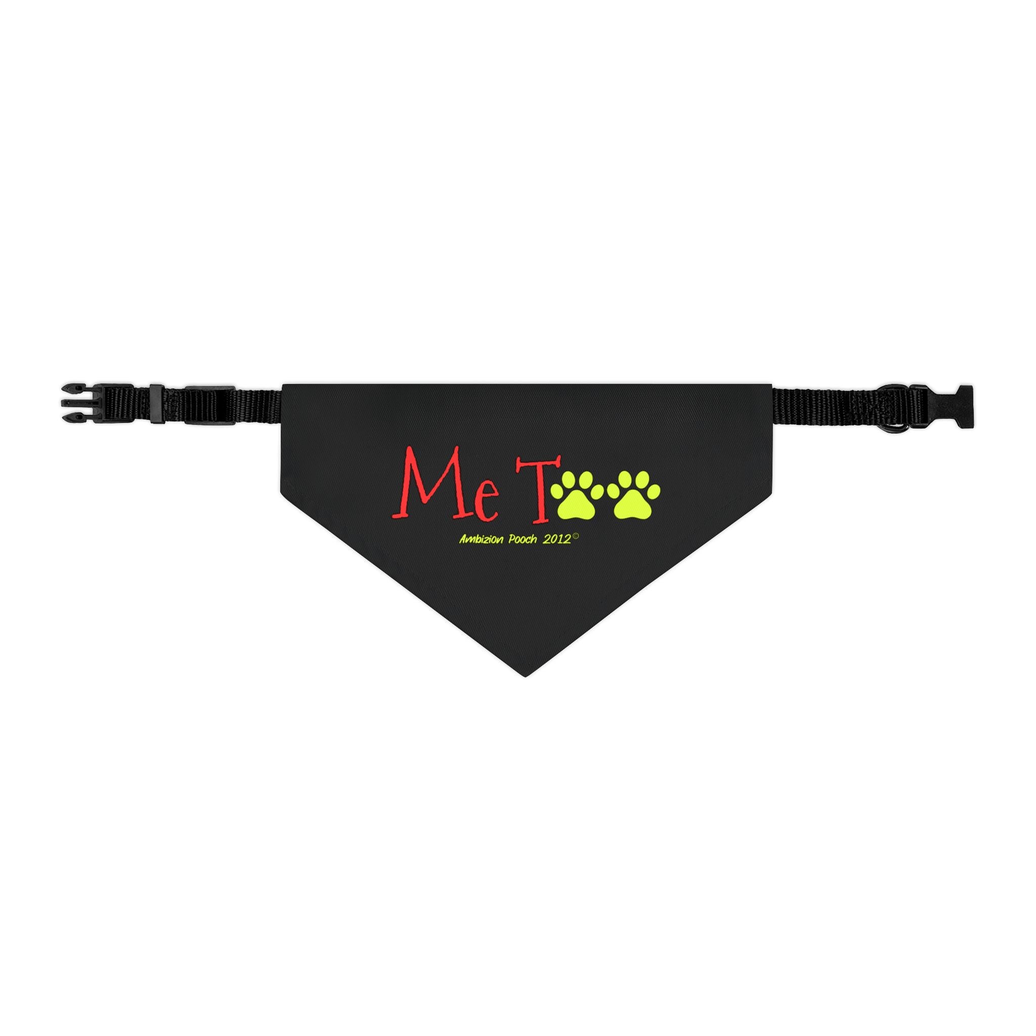 Pet Bandana Collar — Doggy Me Too "I Need Emotional Support" Matching Pet & Parent