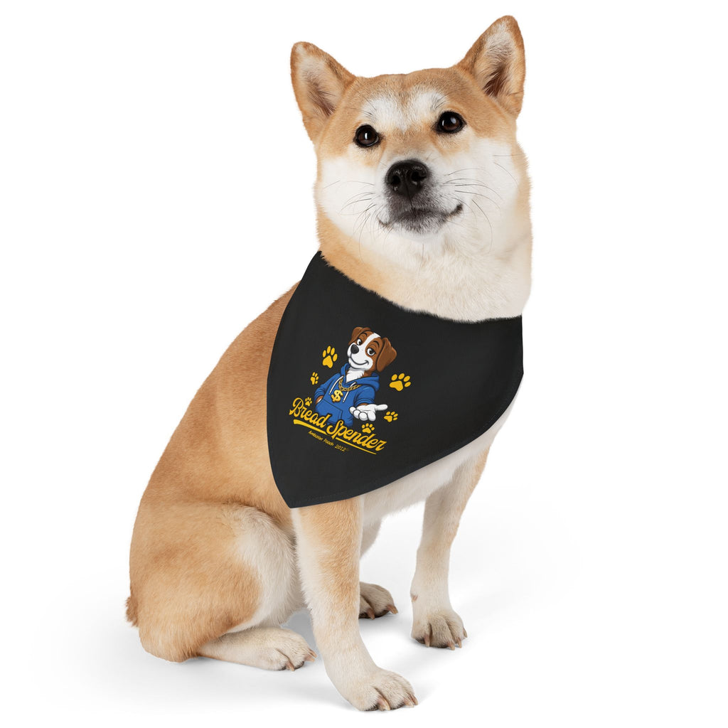 "Bread Spender" Pet Bandana Collar — Doggy Parent "Breadwinner" Matching Pet & Parent