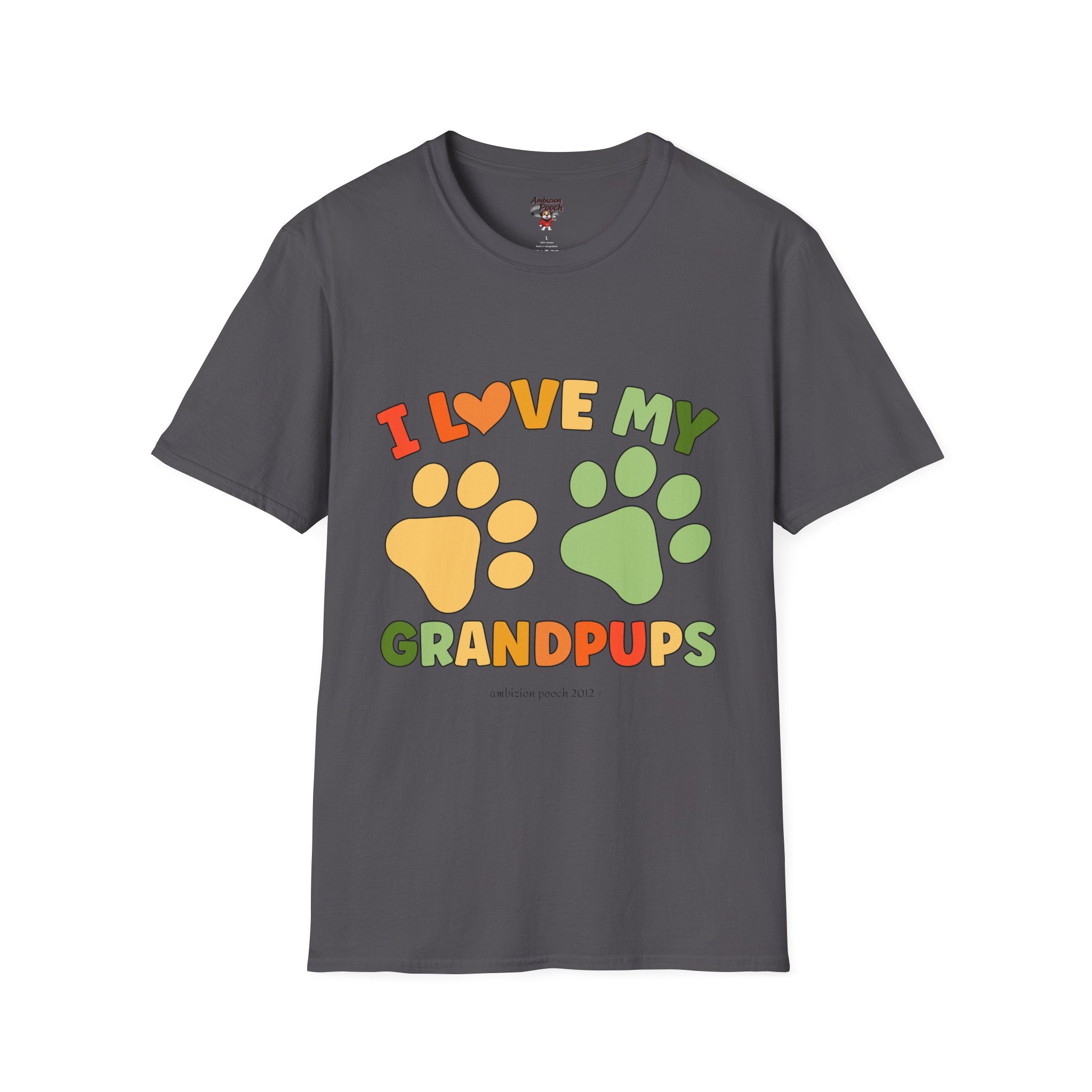 I Love My Grandpups Unisex Softstyle T-Shirt