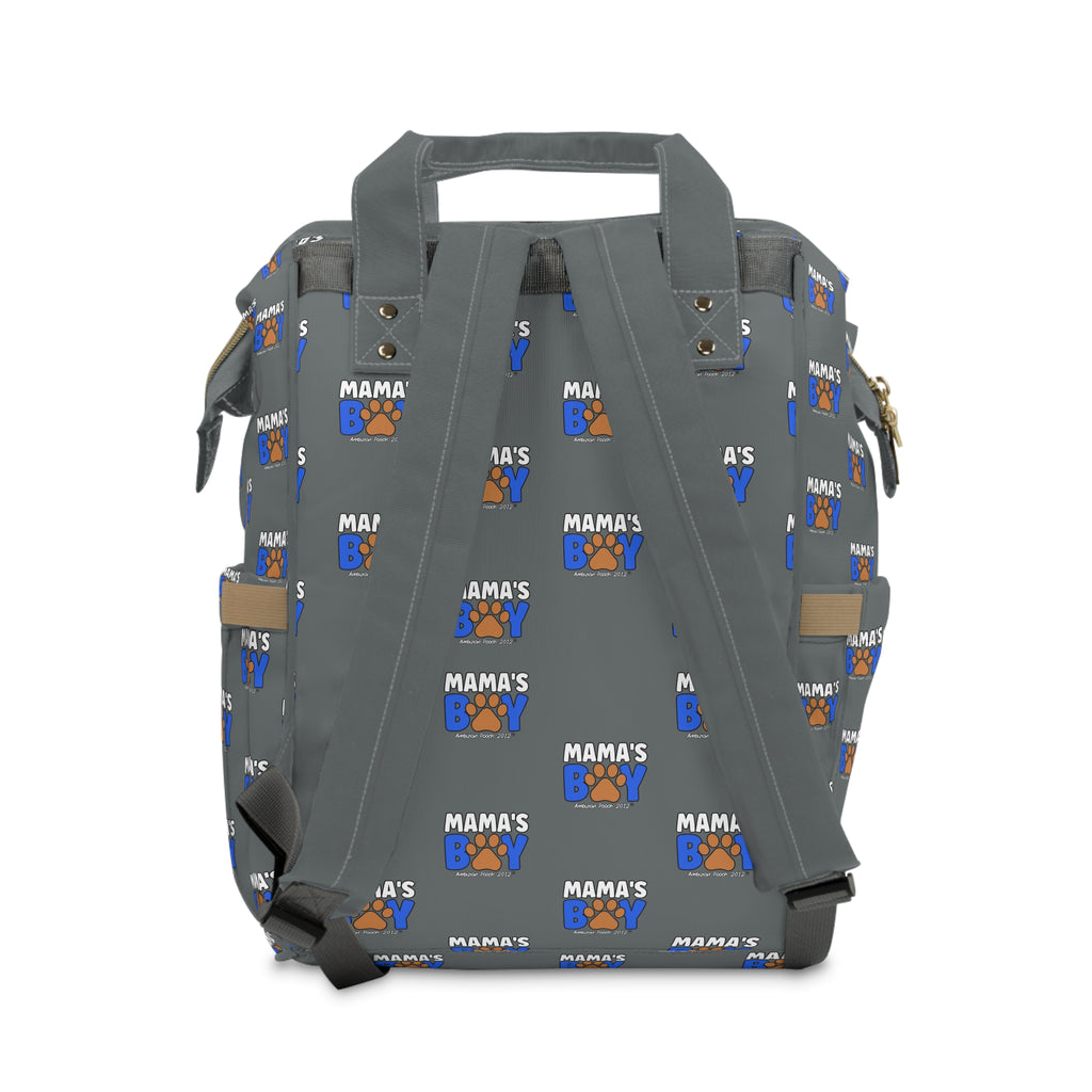 Mama's Boy Puppy/Doggy Multifunctional Backpack Grey