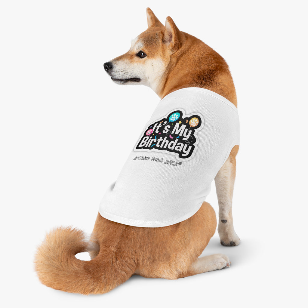 It's My Birthday Pet Tank Top - Fun & Festive