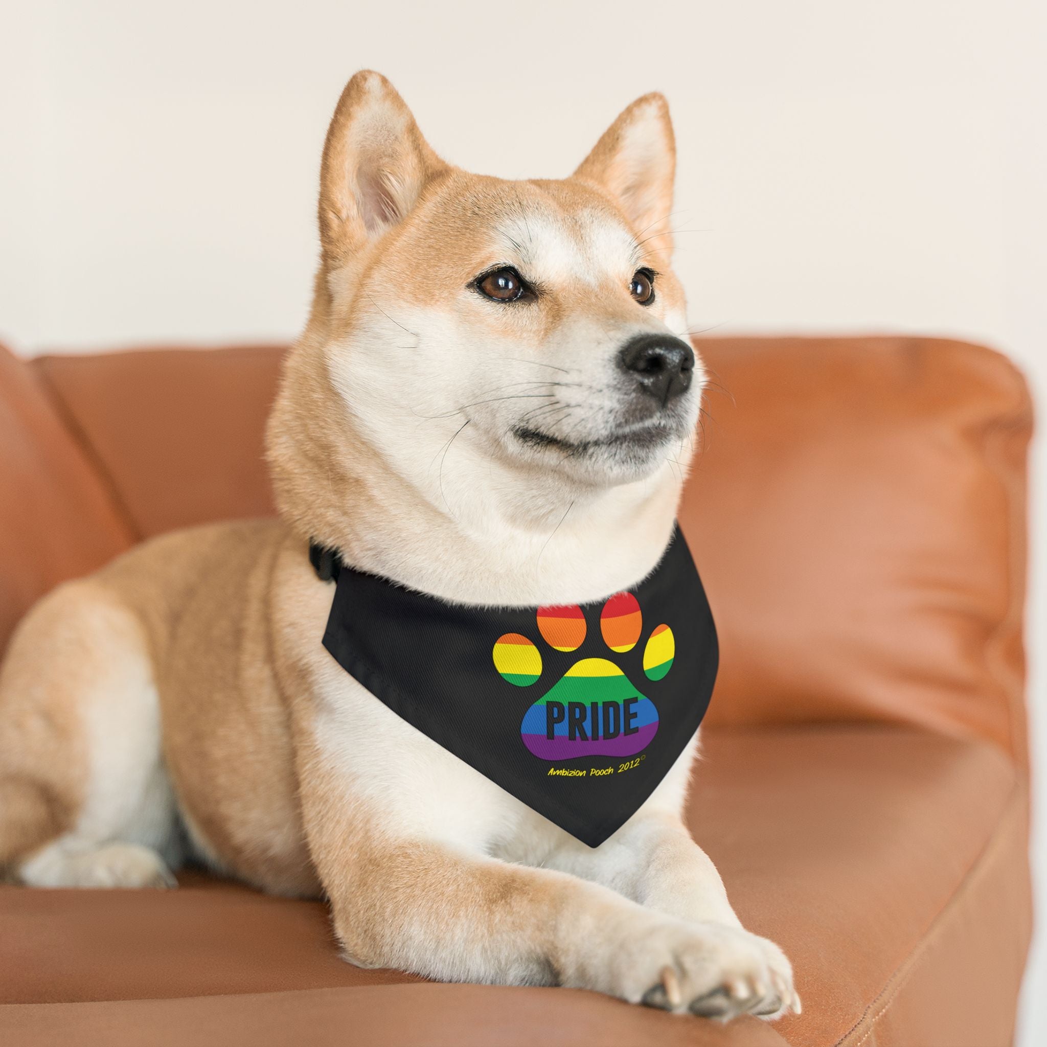 "PRIDE" Pet Bandana Collar — Doggy Parent "PRIDE" Matching Pet & Parent